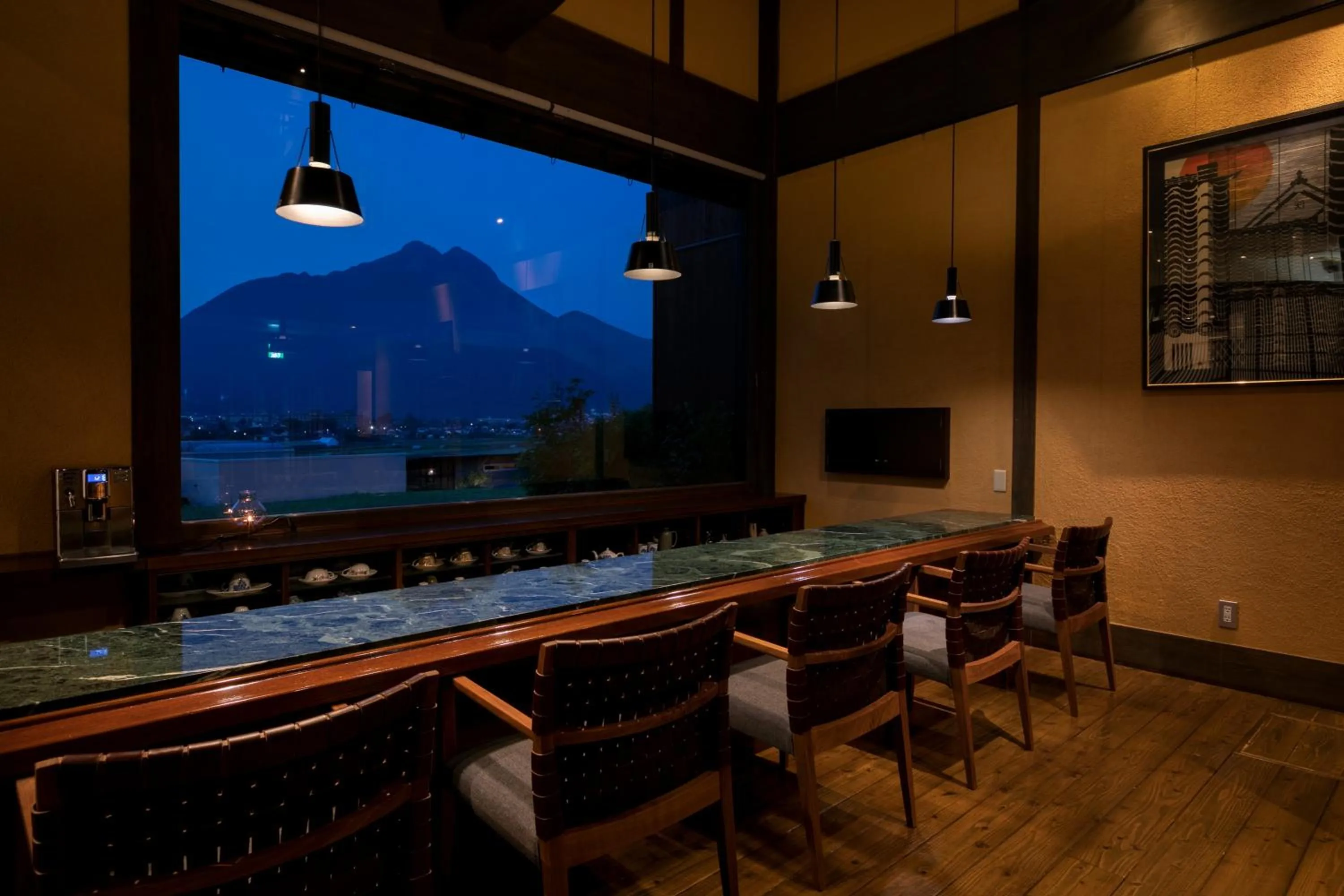 Lounge or bar in Yufuin Onsen Toshoan