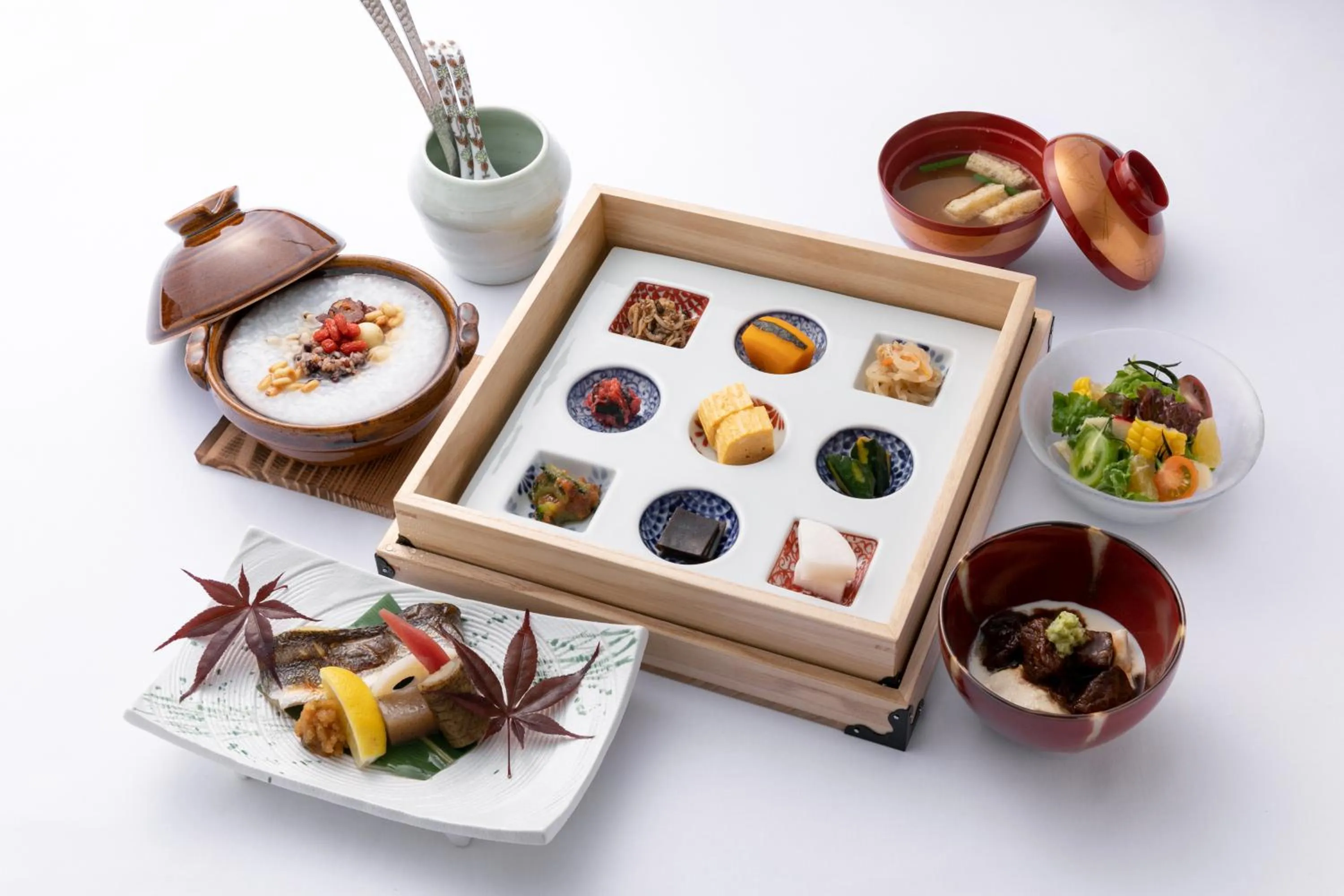 Breakfast in Yufuin Onsen Toshoan