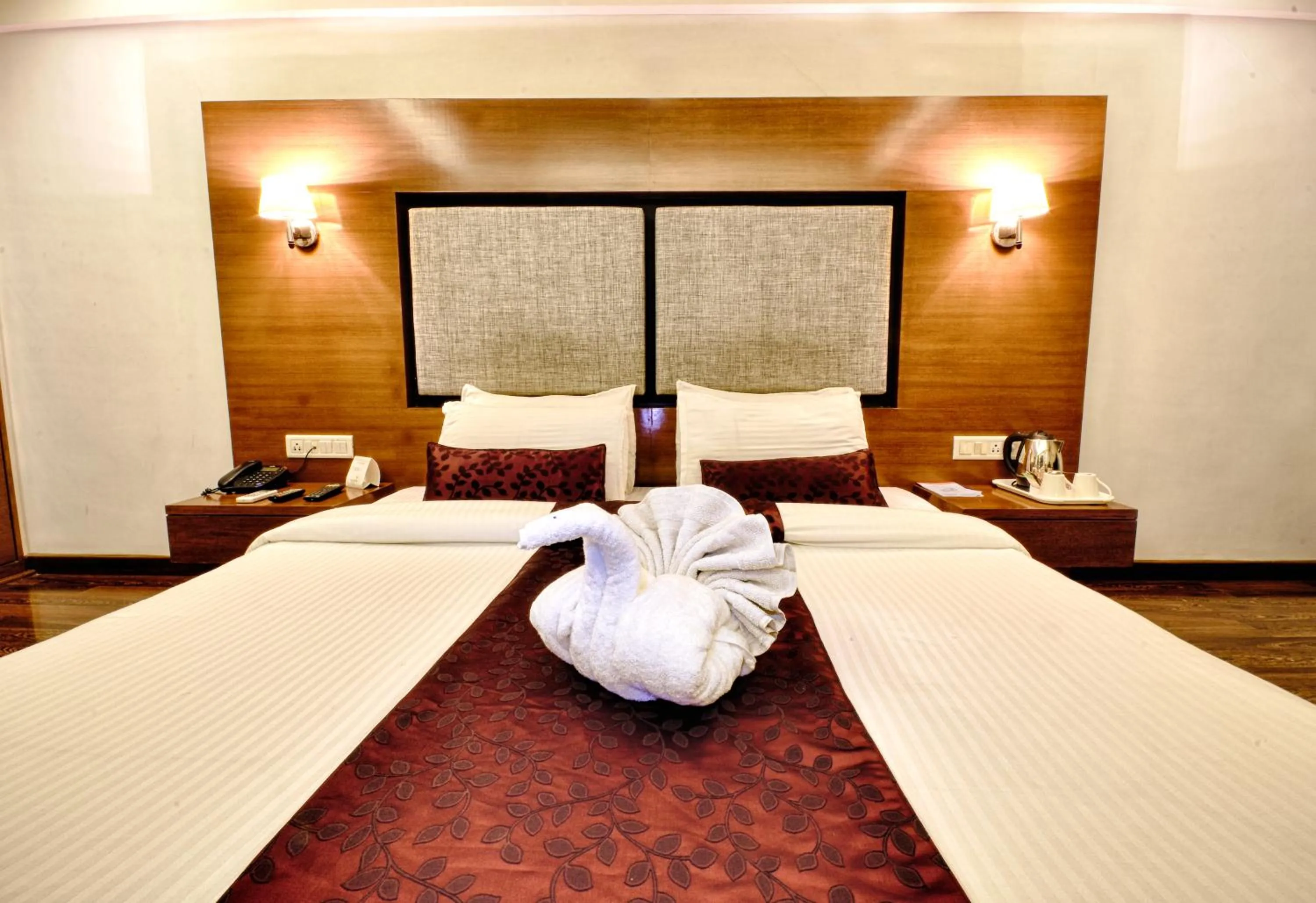 Bed in Hotel Platinum Residency