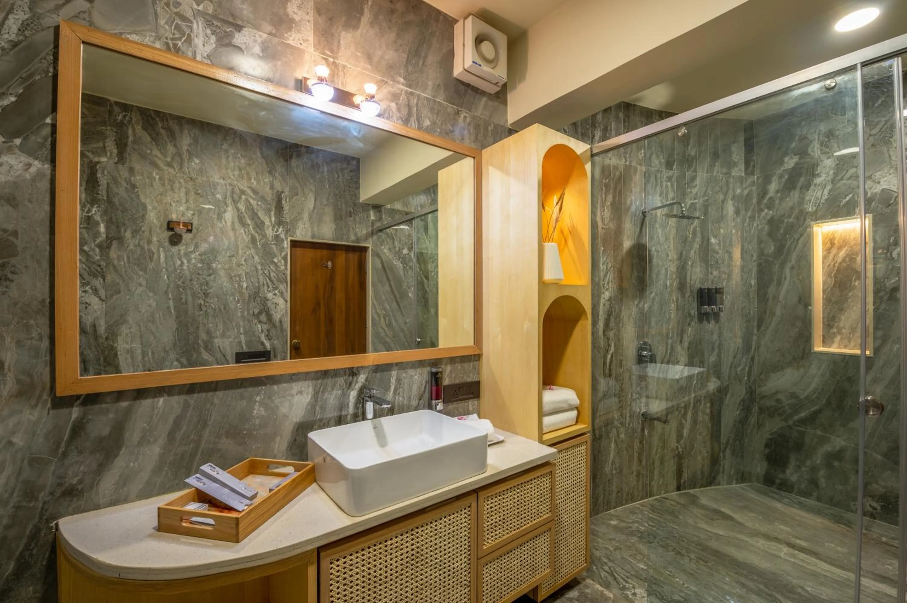 Bathroom in Roadies Rostel - Best Adventure Resort in Ahmedabad