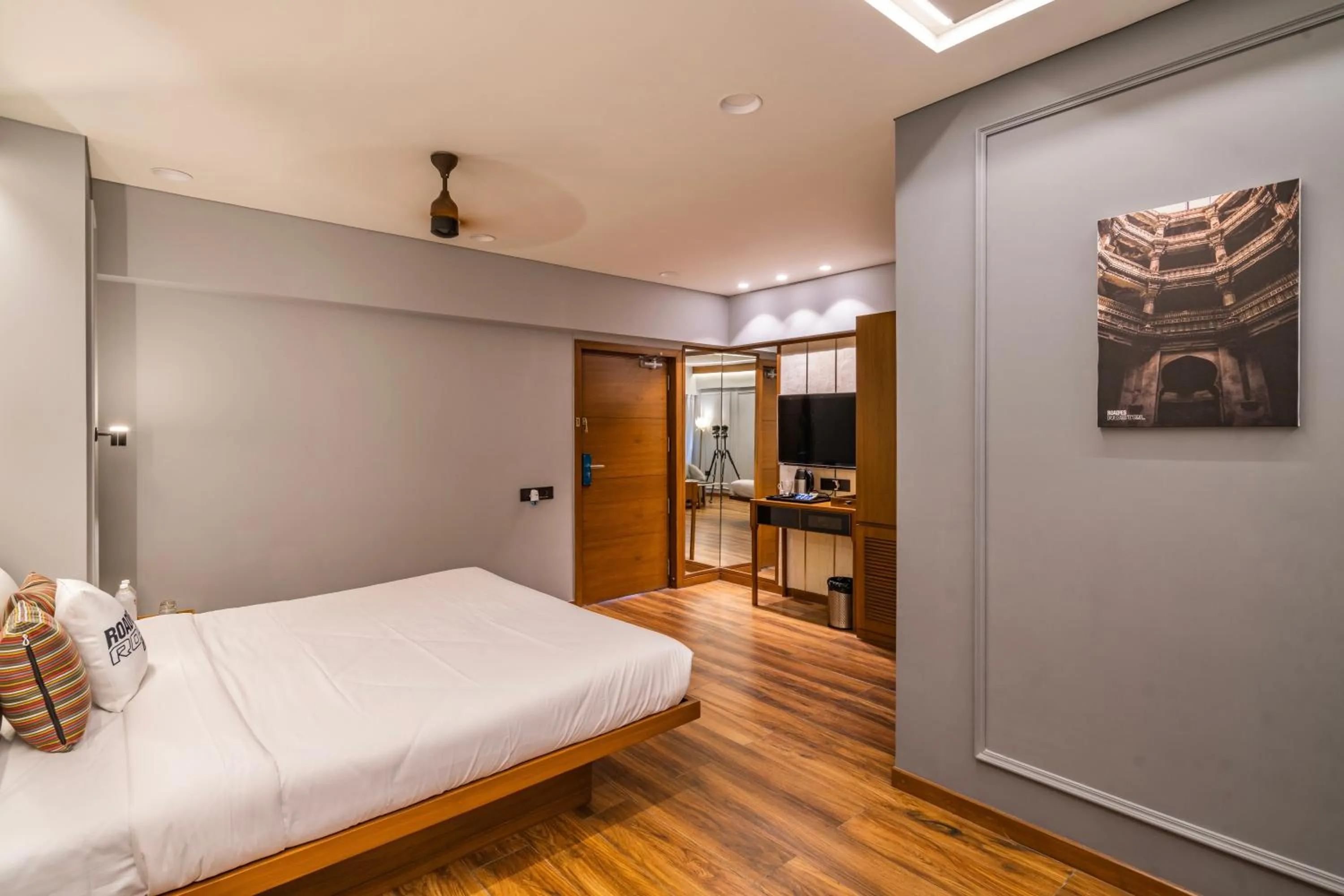 Bedroom, Bed in Roadies Rostel - Best Adventure Resort in Ahmedabad