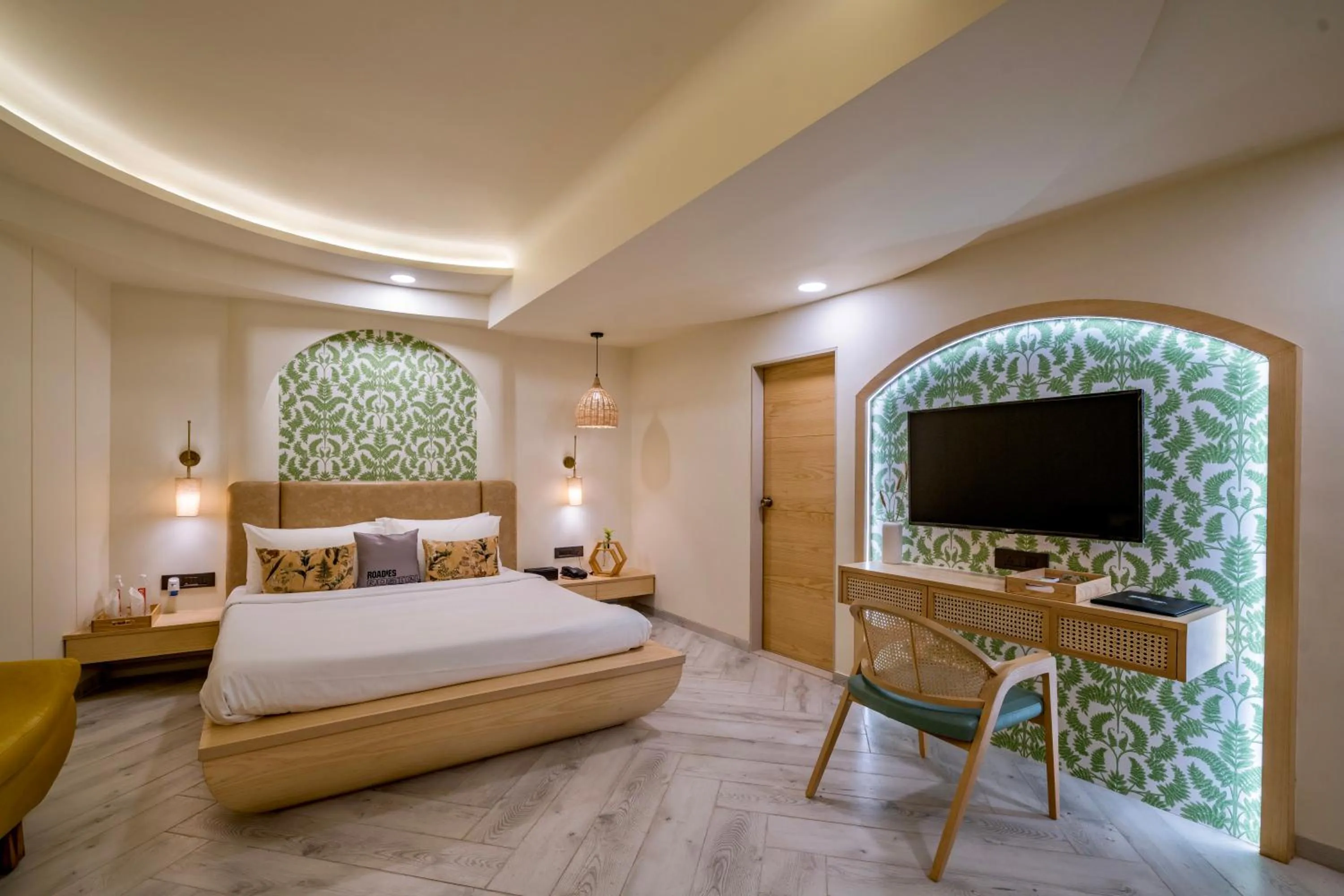 Bedroom, Bed in Roadies Rostel - Best Adventure Resort in Ahmedabad