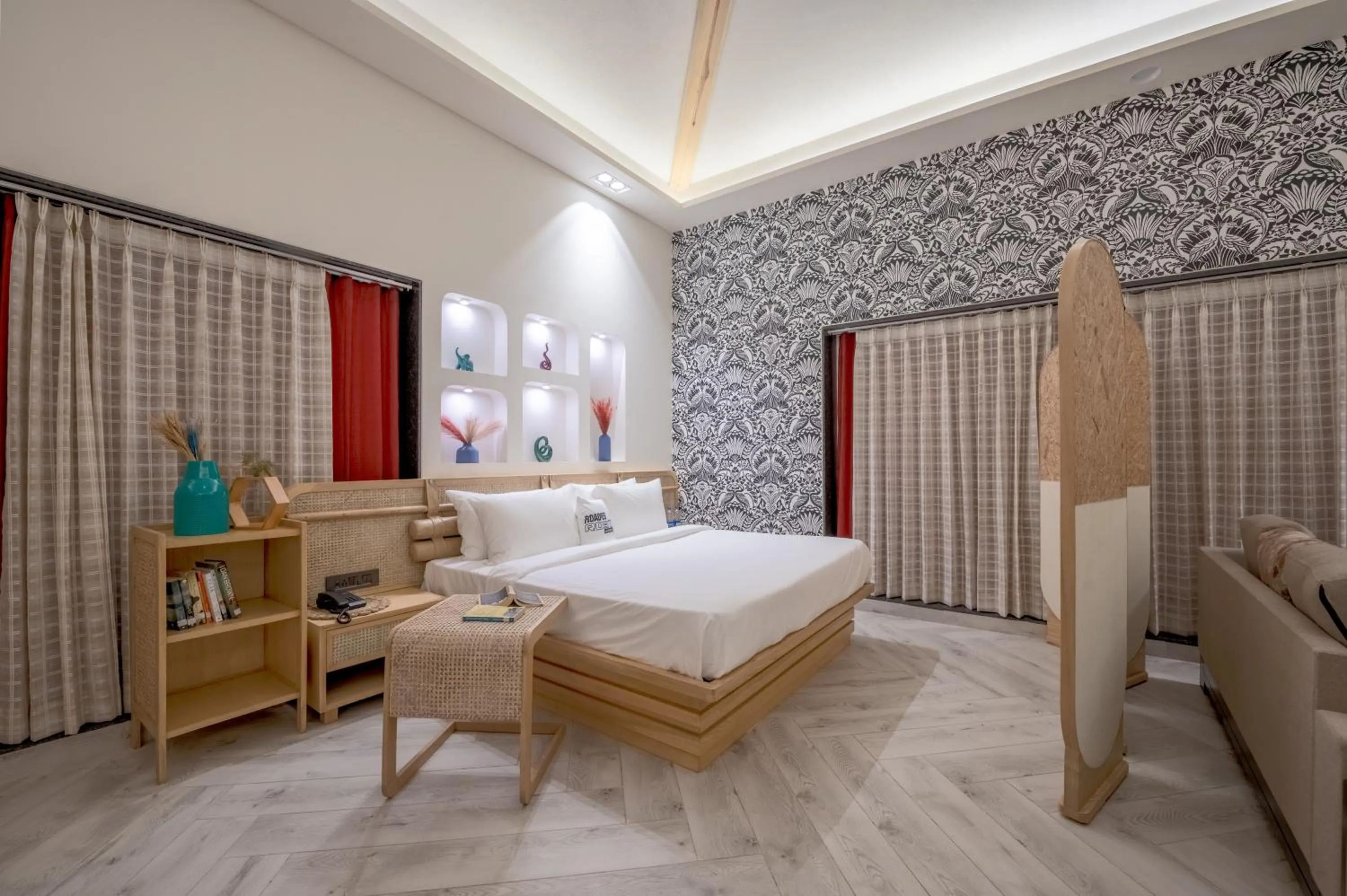 Bedroom, Bed in Roadies Rostel - Best Adventure Resort in Ahmedabad