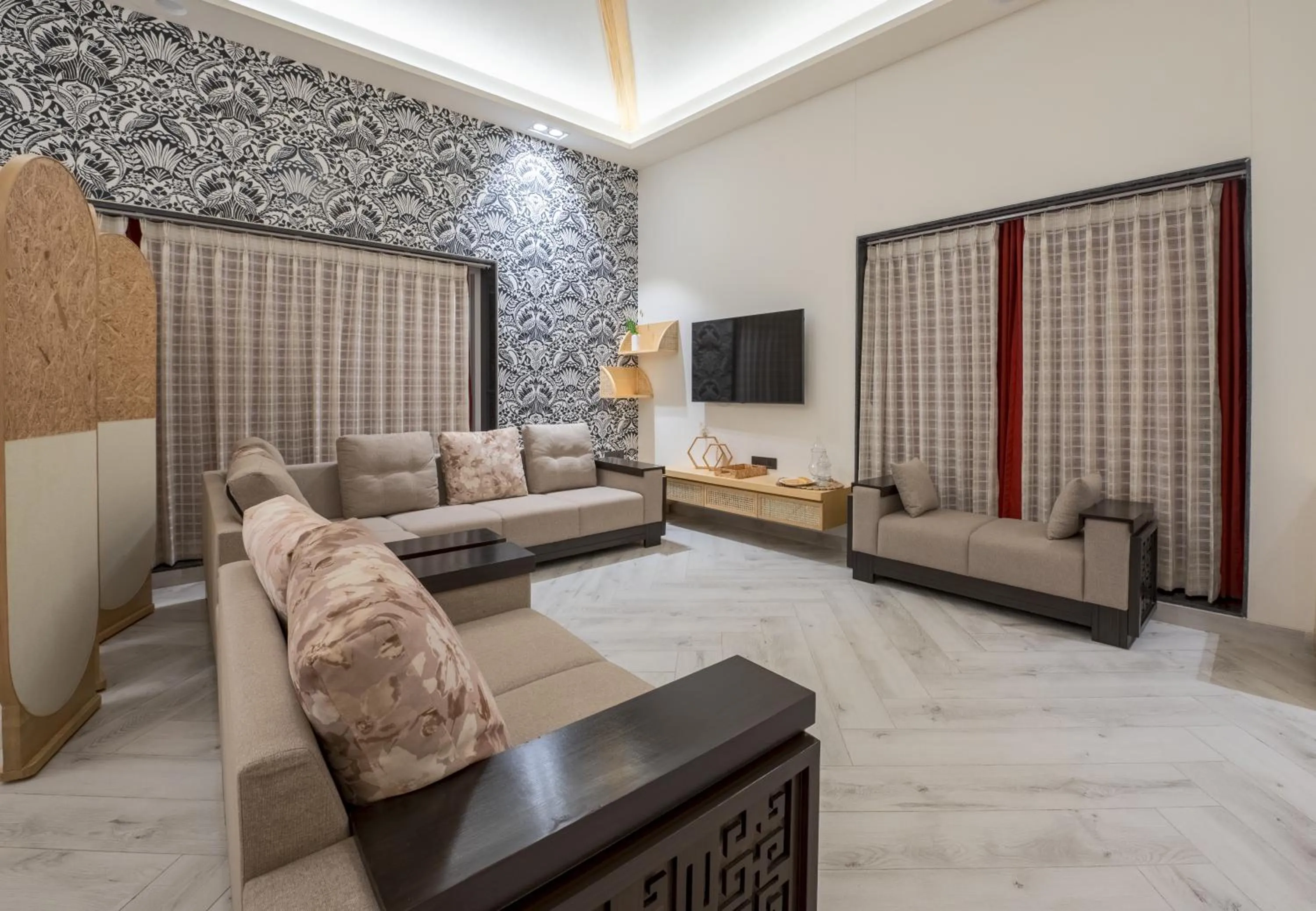 Seating area in Roadies Rostel - Best Adventure Resort in Ahmedabad