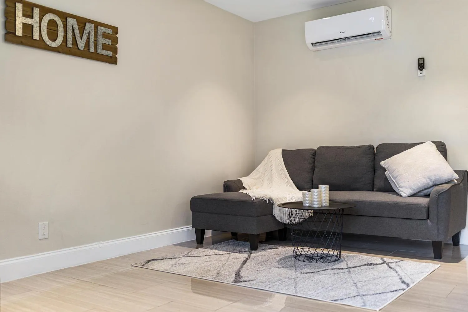 Living room in Alani Bay Condos