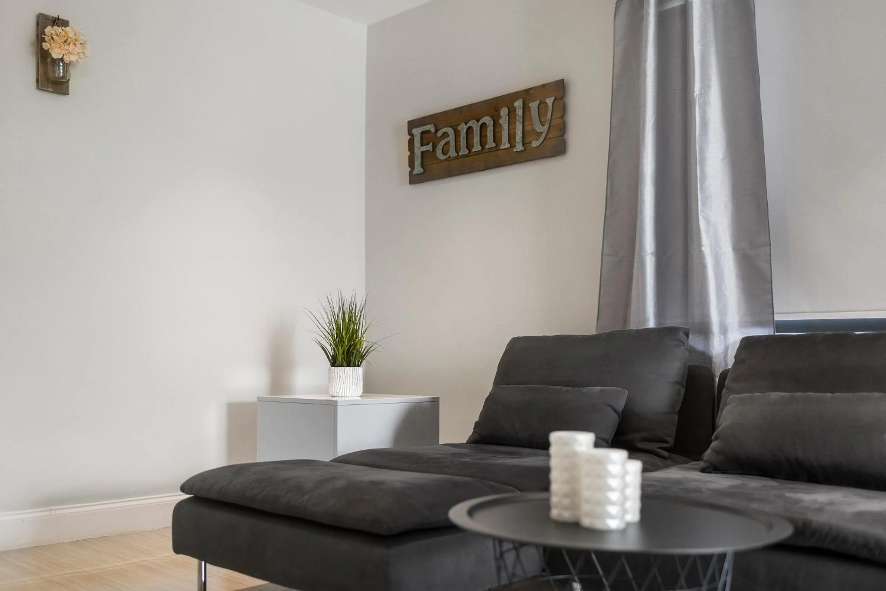 Living room in Alani Bay Condos