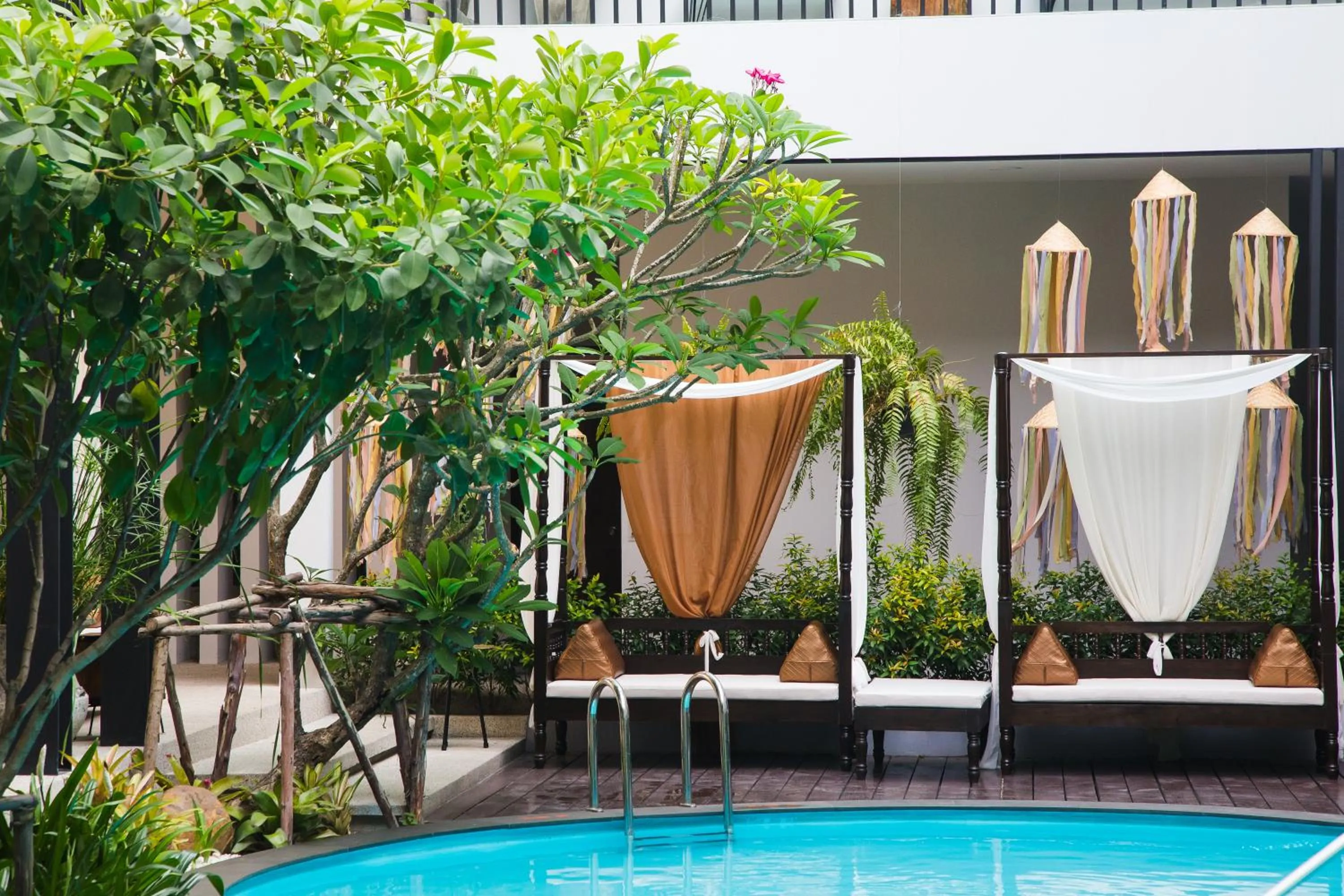 Pool view in NAI YA Hotel -SHA Extra Plus