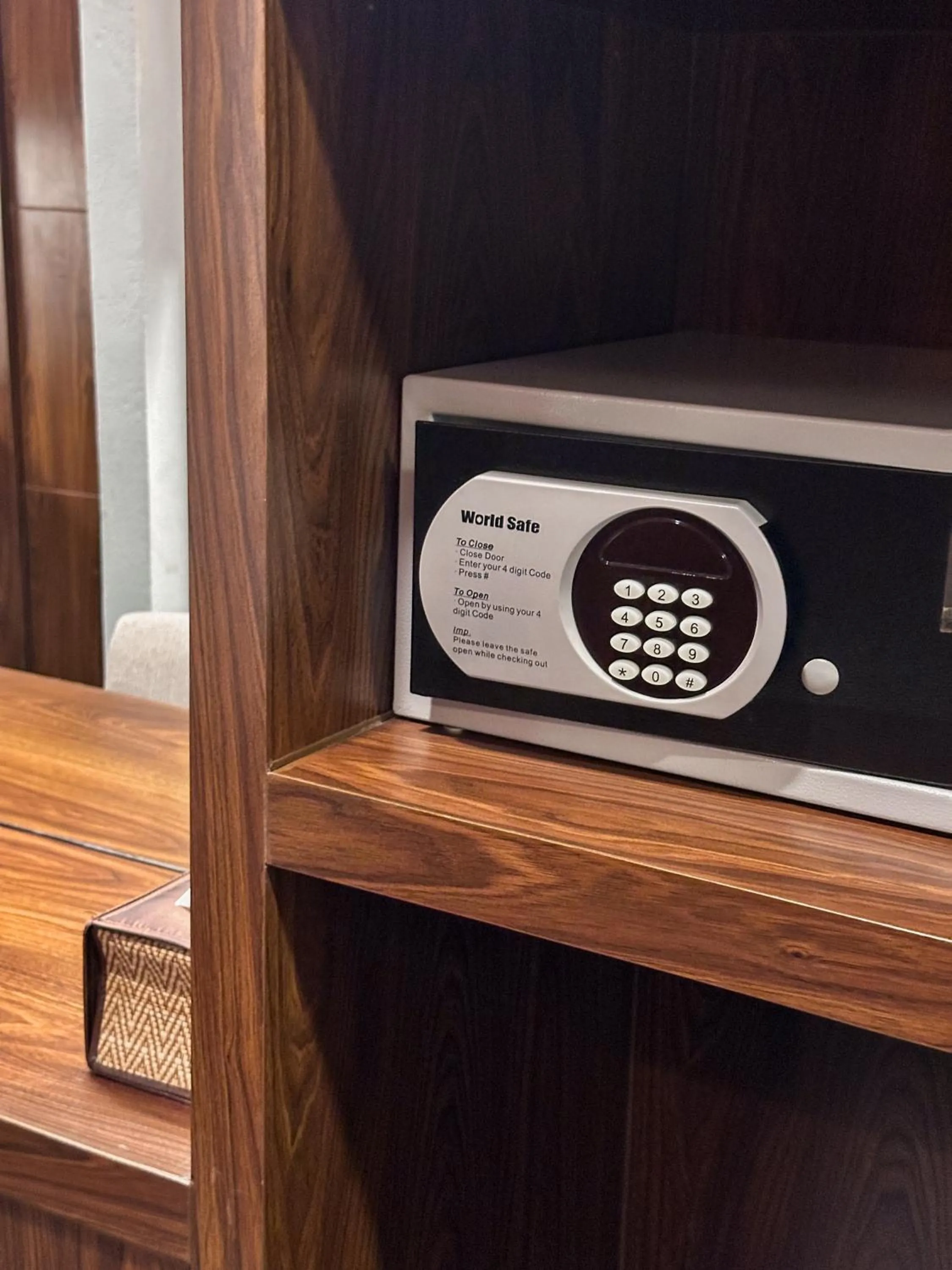 safe in NAI YA Hotel -SHA Extra Plus