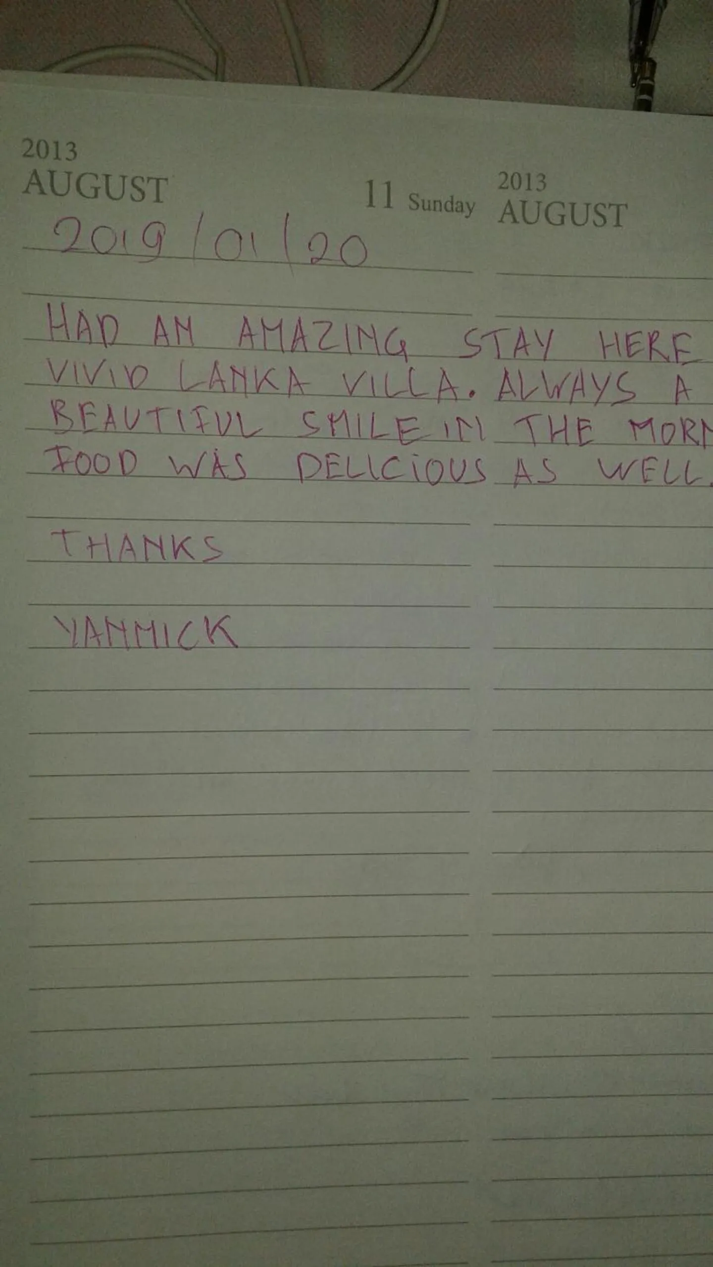 Text overlay in Vivid Lanka