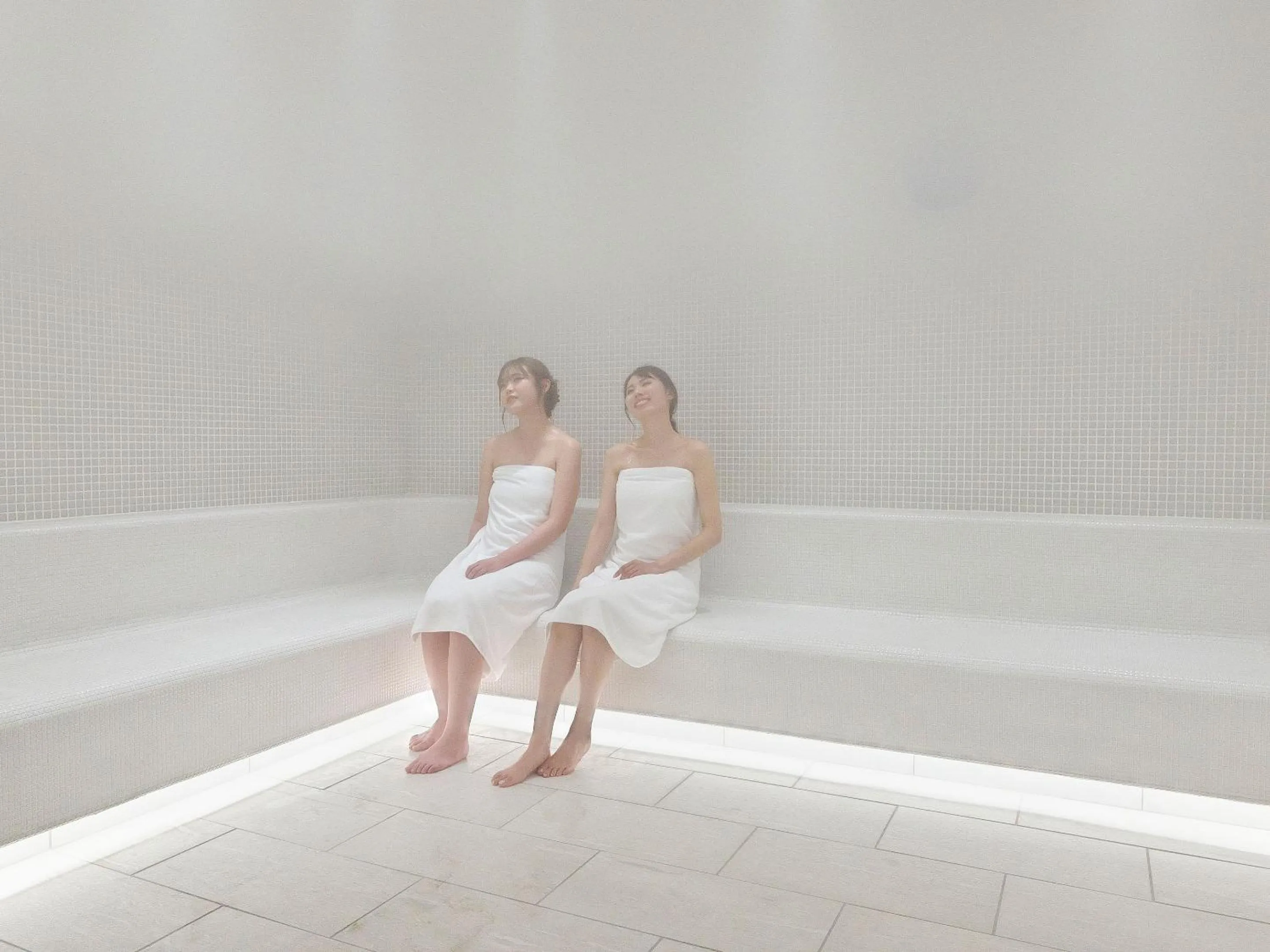 Steam room in Jozankei View Hotel