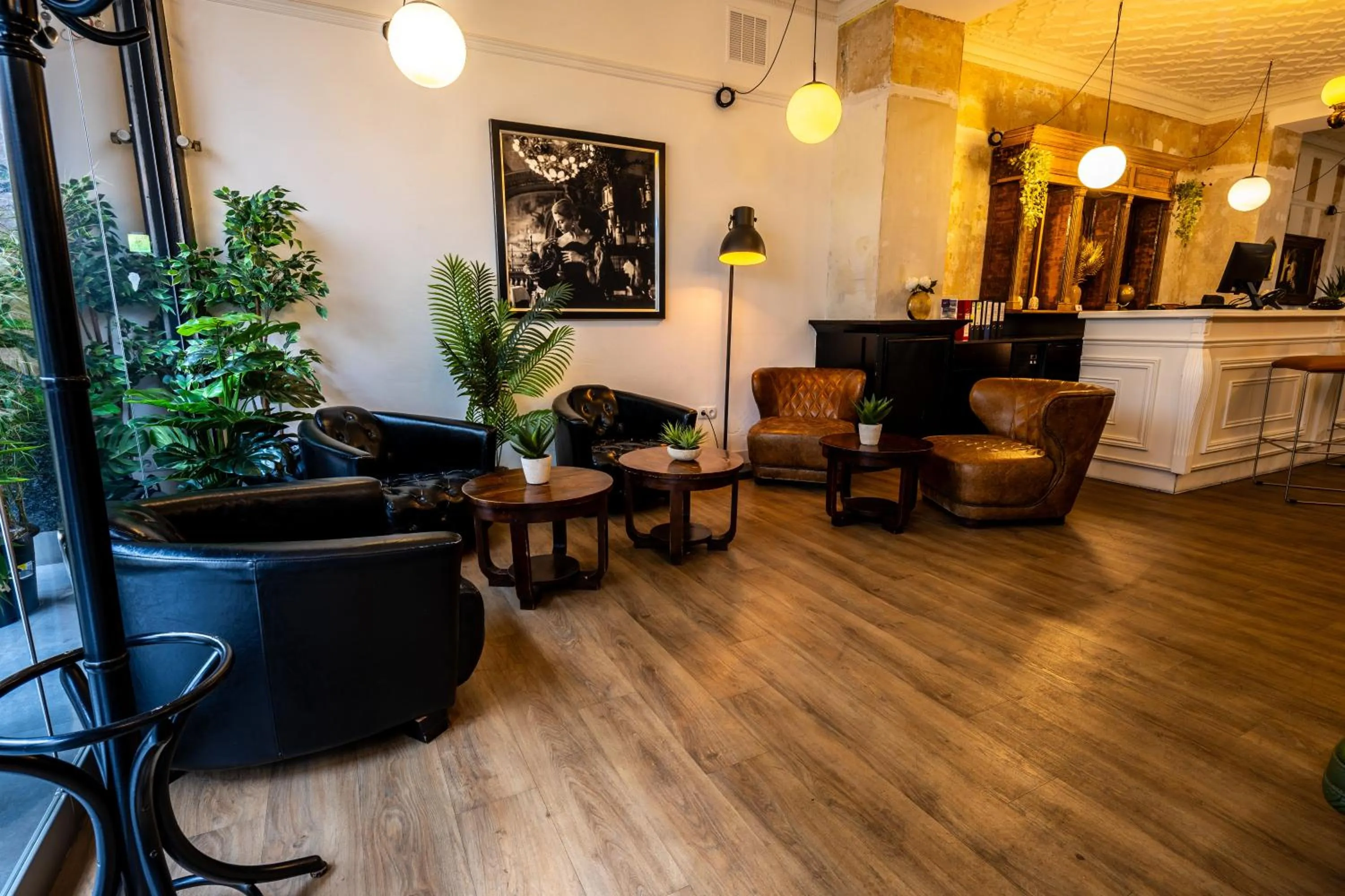 Lobby or reception in Hotel Bristol