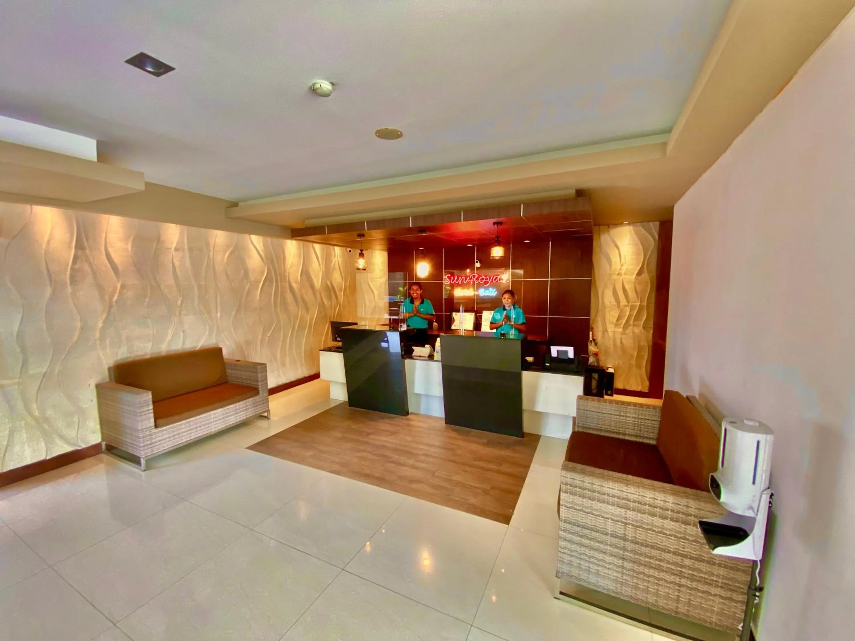 Staff in Sun Royal Hotel