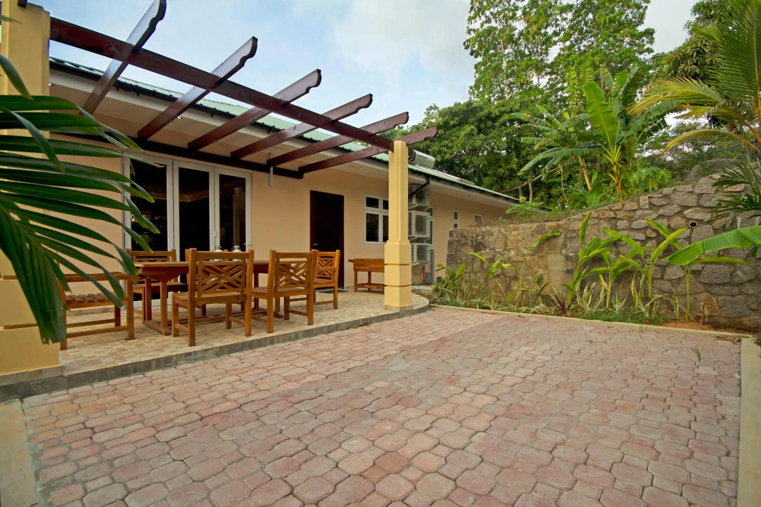 Patio in The Palm Seychelles