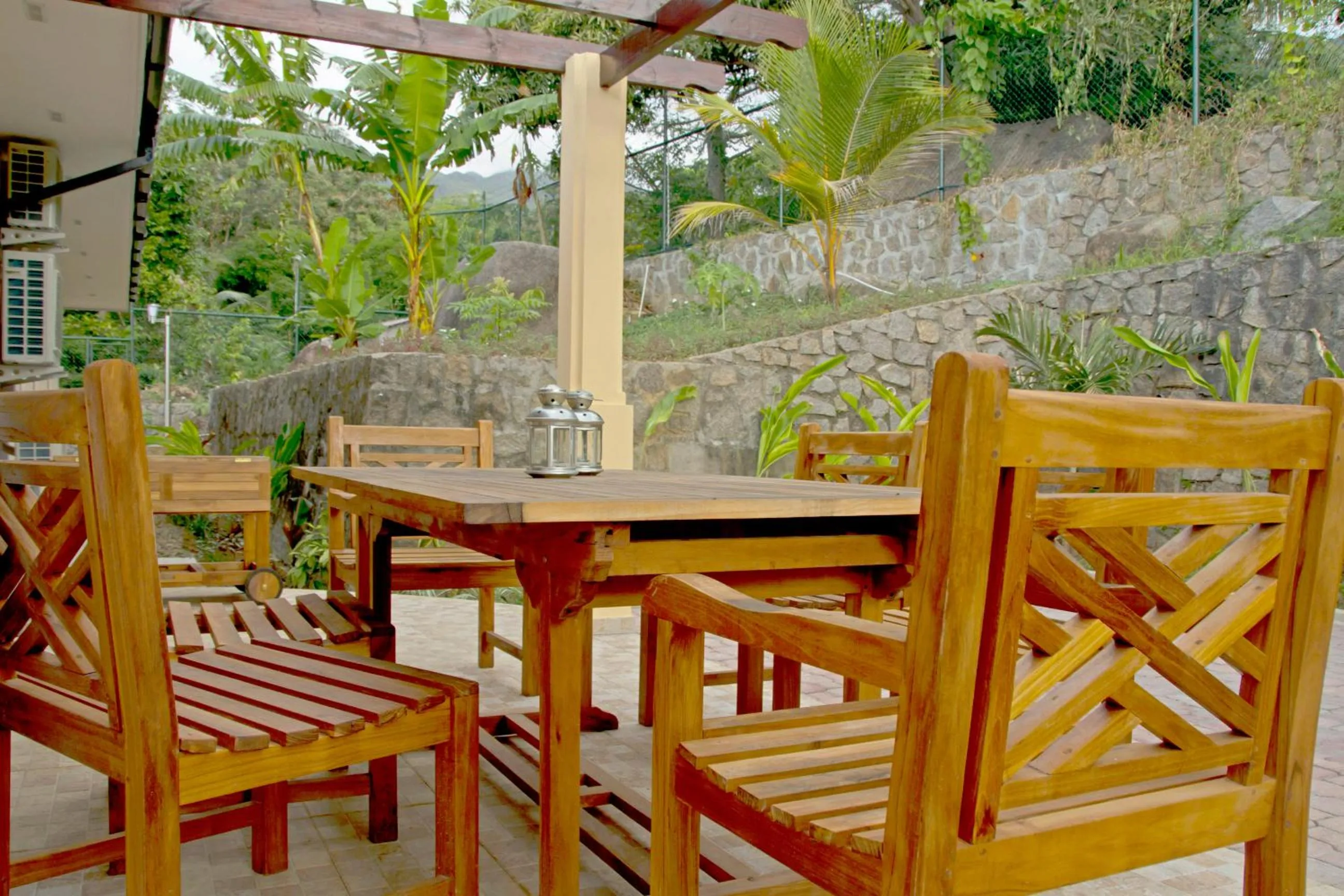 Patio in The Palm Seychelles