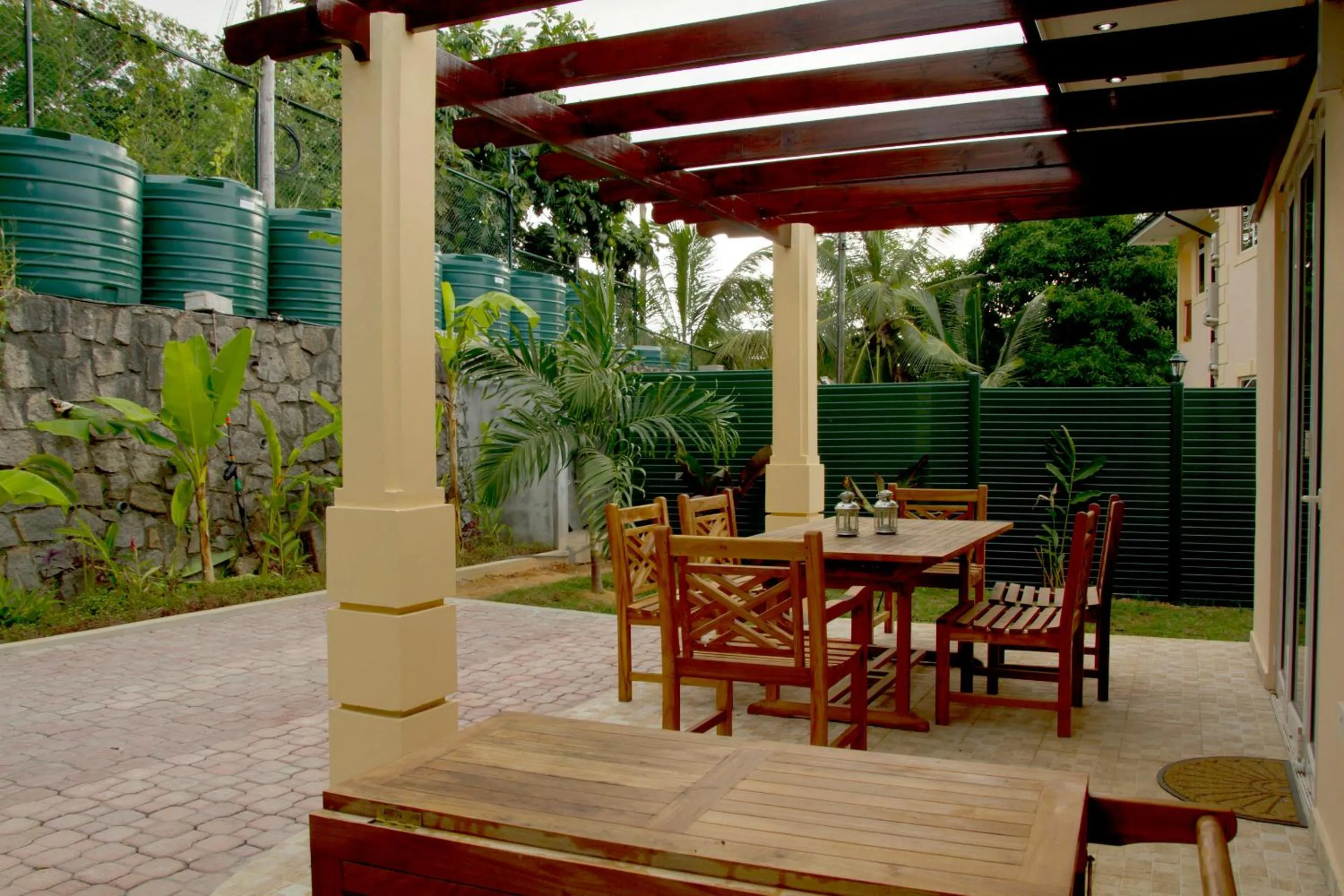 Patio in The Palm Seychelles