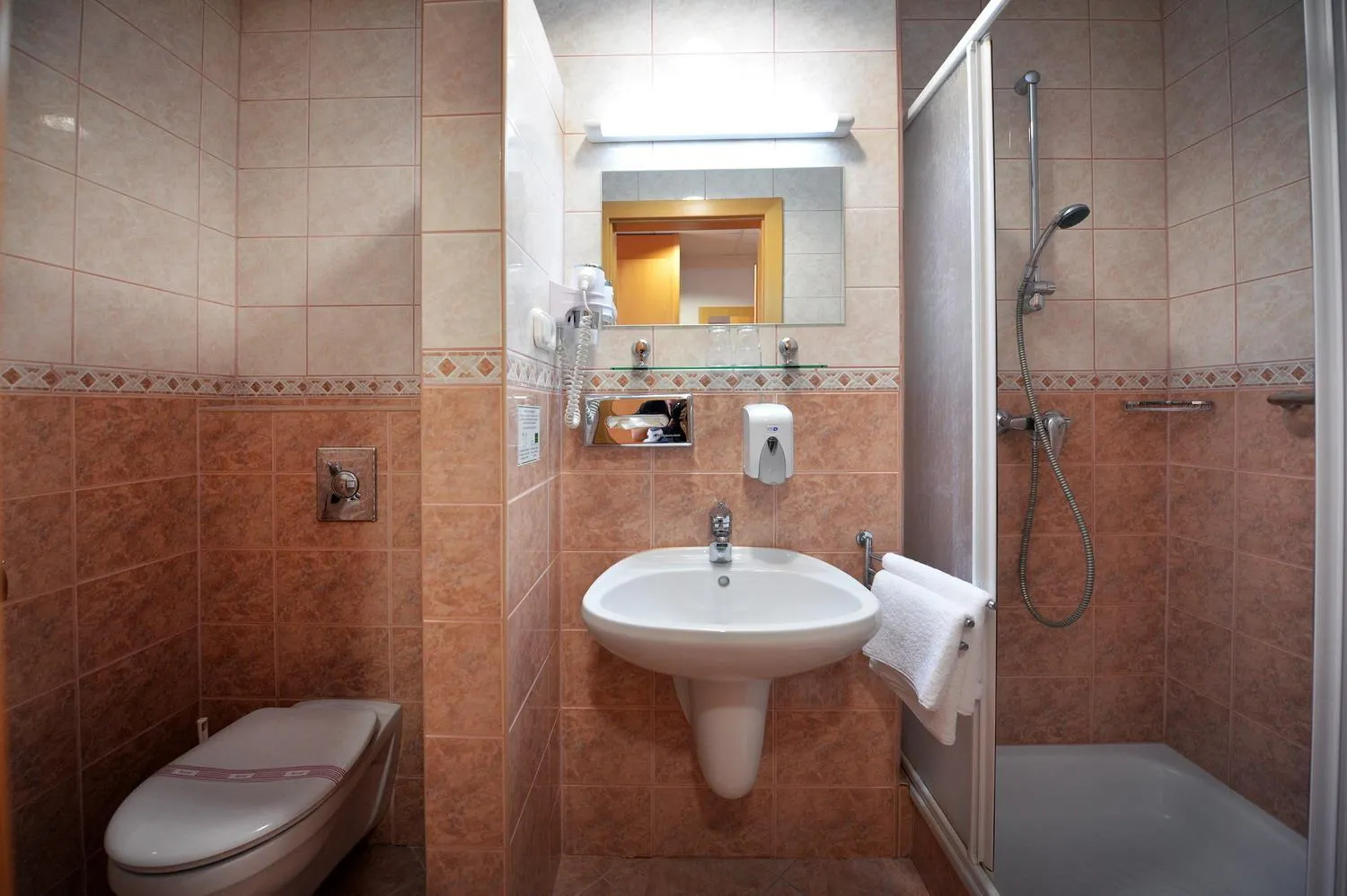 Bathroom in Panorama Hotel Noszvaj