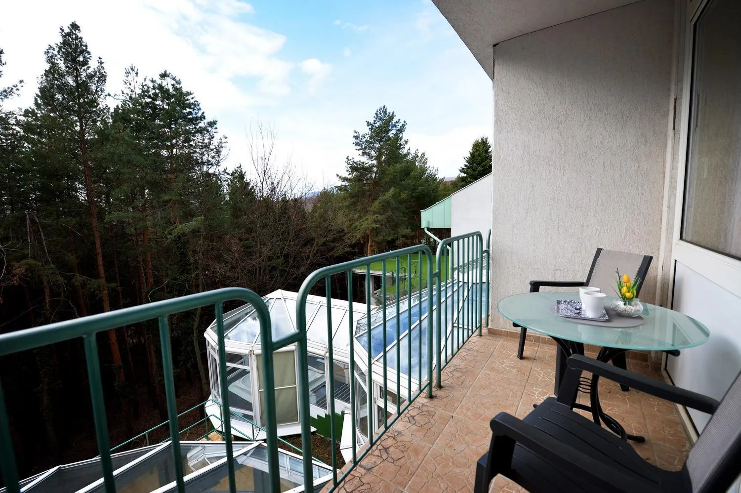 Garden view in Panorama Hotel Noszvaj