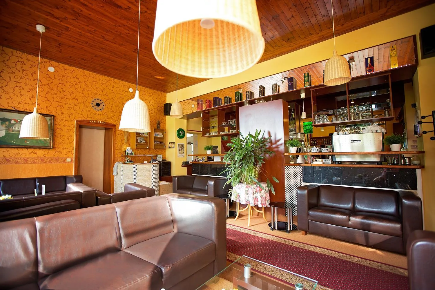 Lounge or bar in Hotel U Loubů