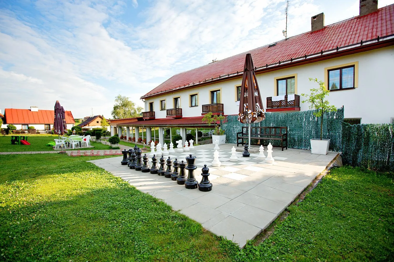 Facade/entrance in Hotel U Loubů