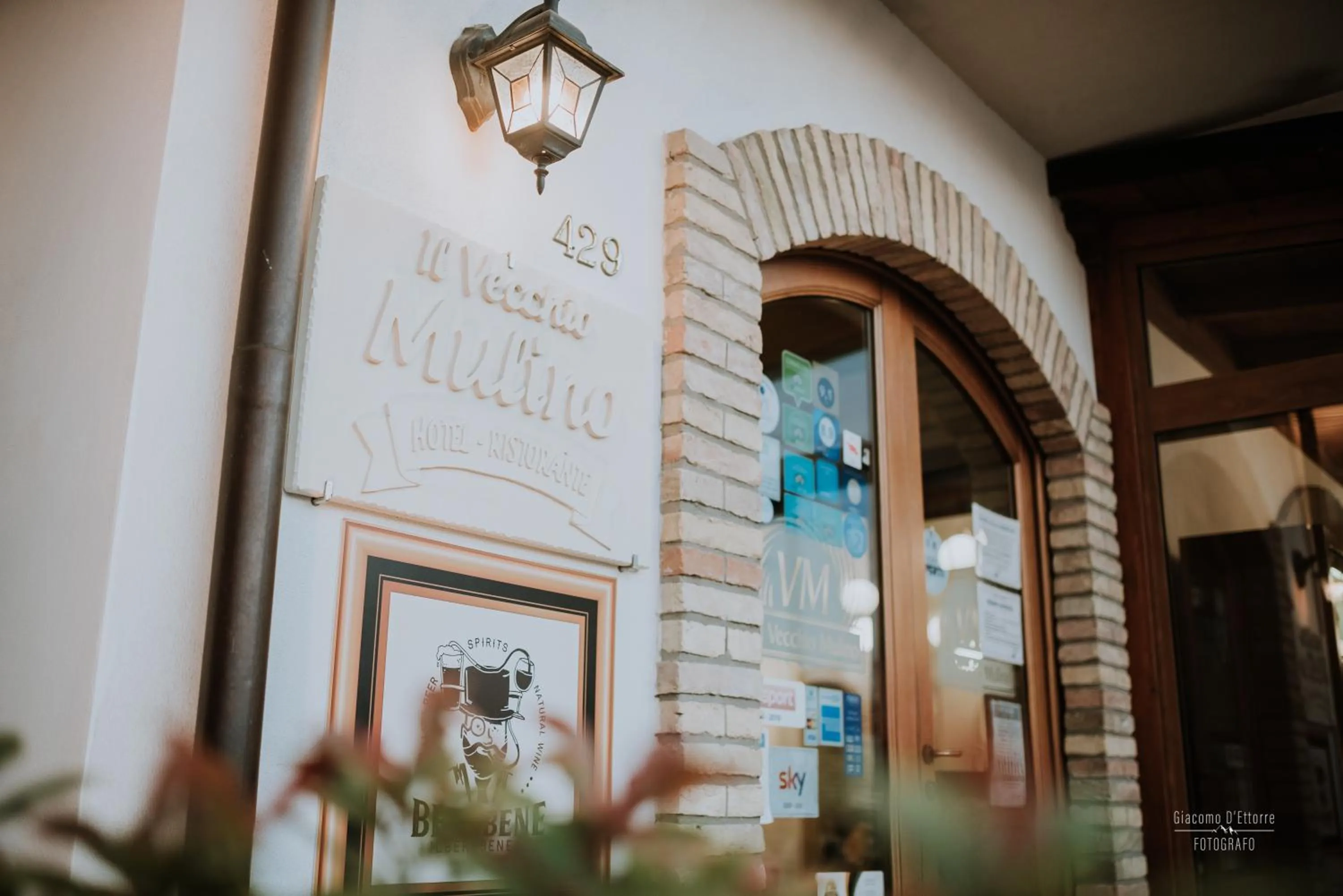 Facade/entrance in Il Vecchio Mulino