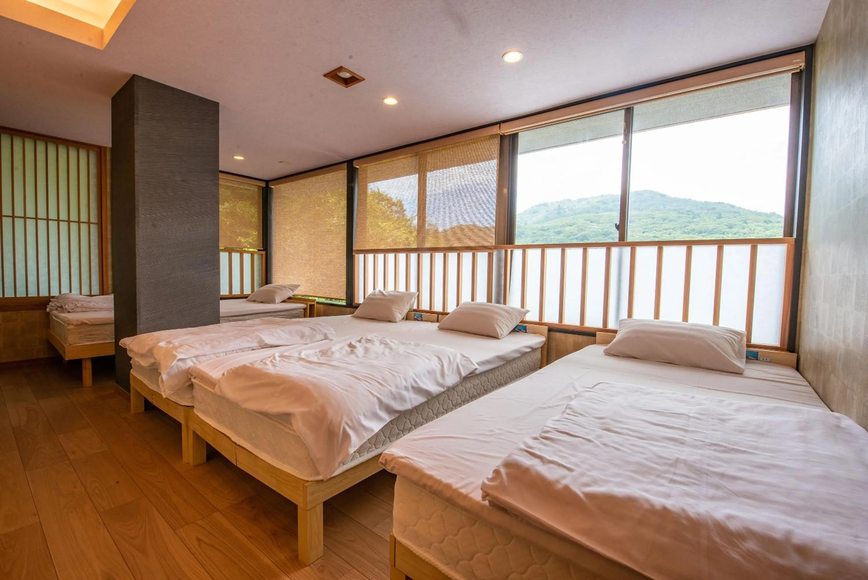 Photo of the whole room, Bed in Unzen Sky Hotel