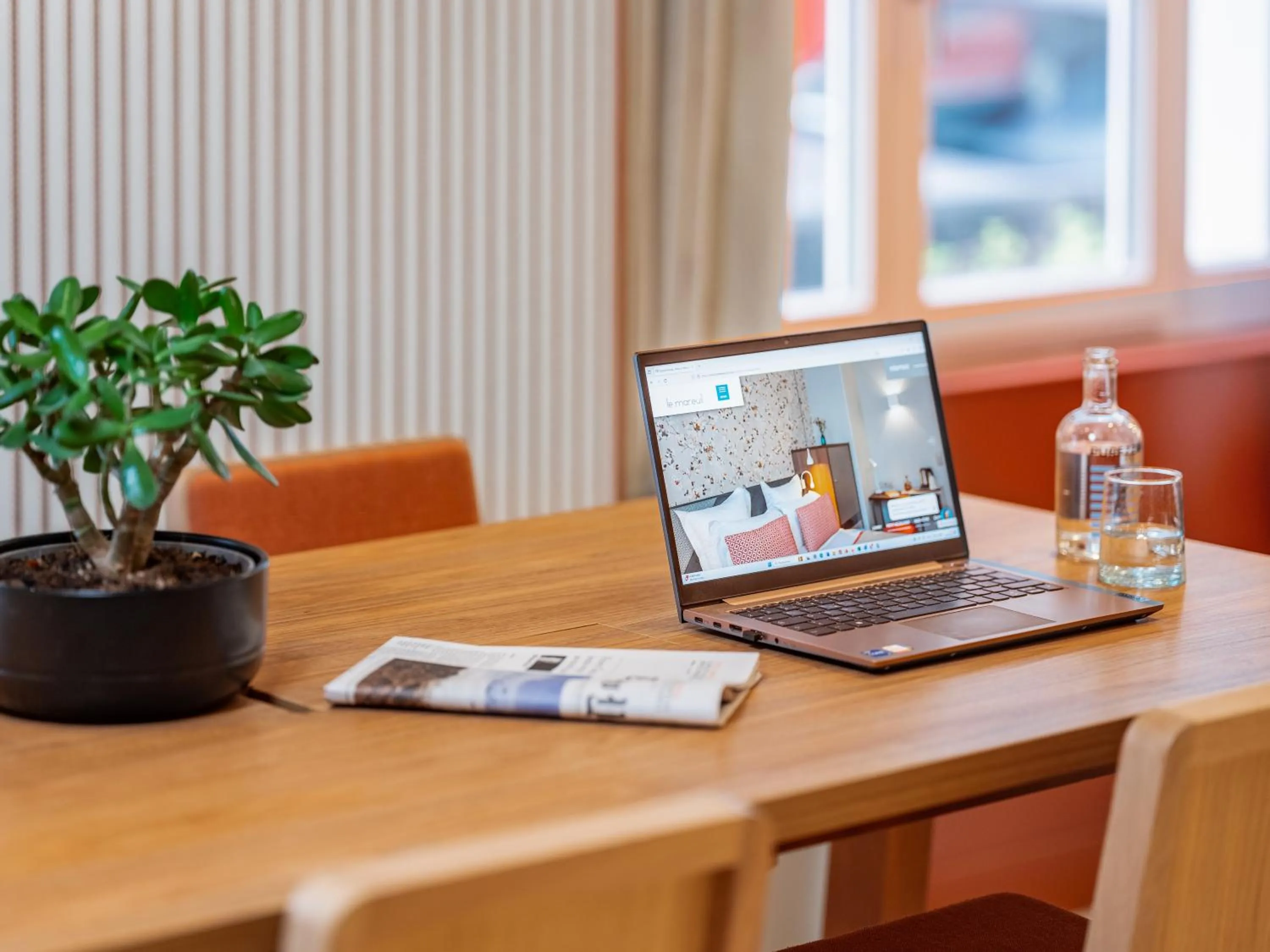 Lobby or reception in Hotel Le Mareuil