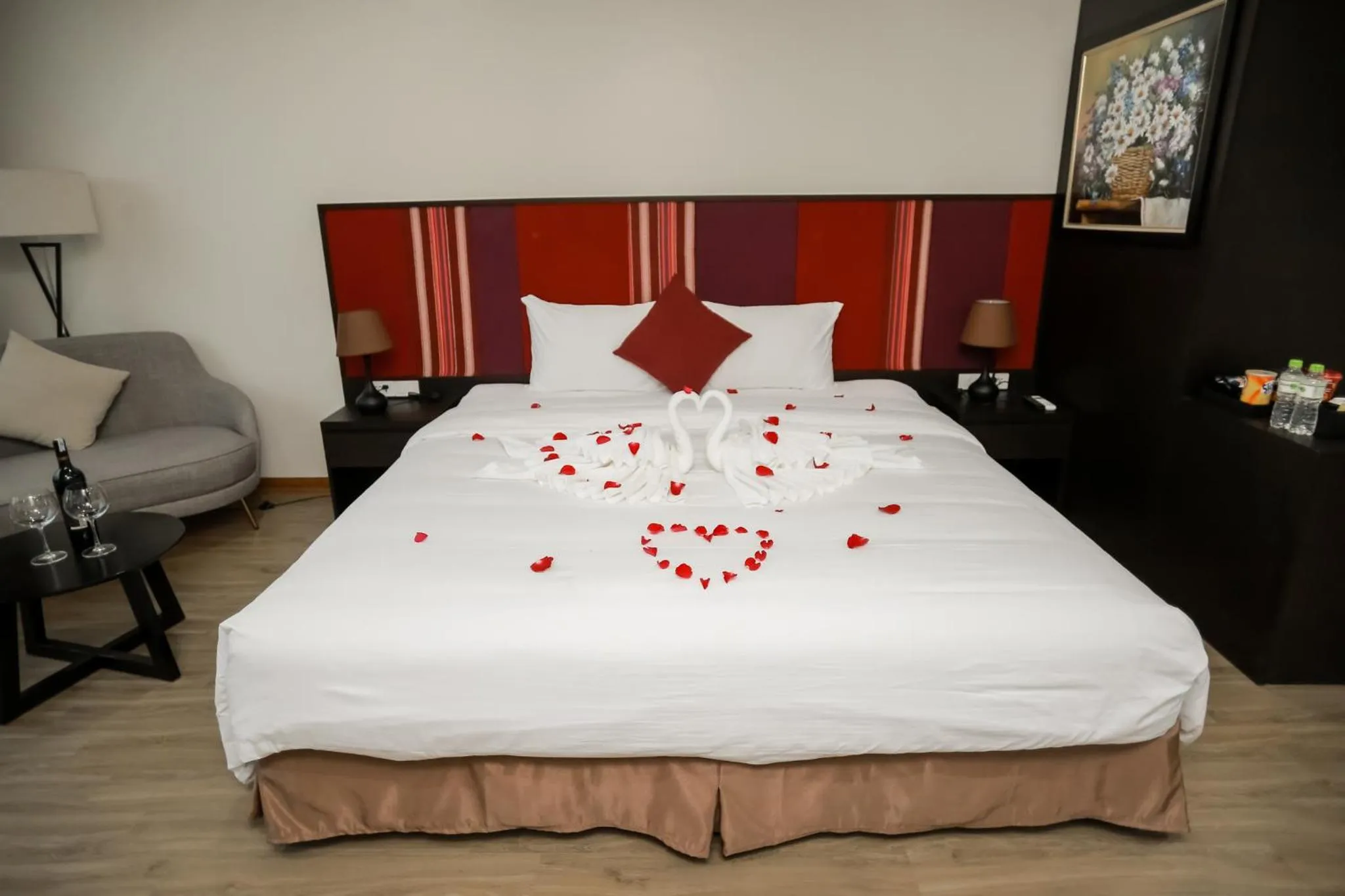 Bed in Max Boutique Hotel