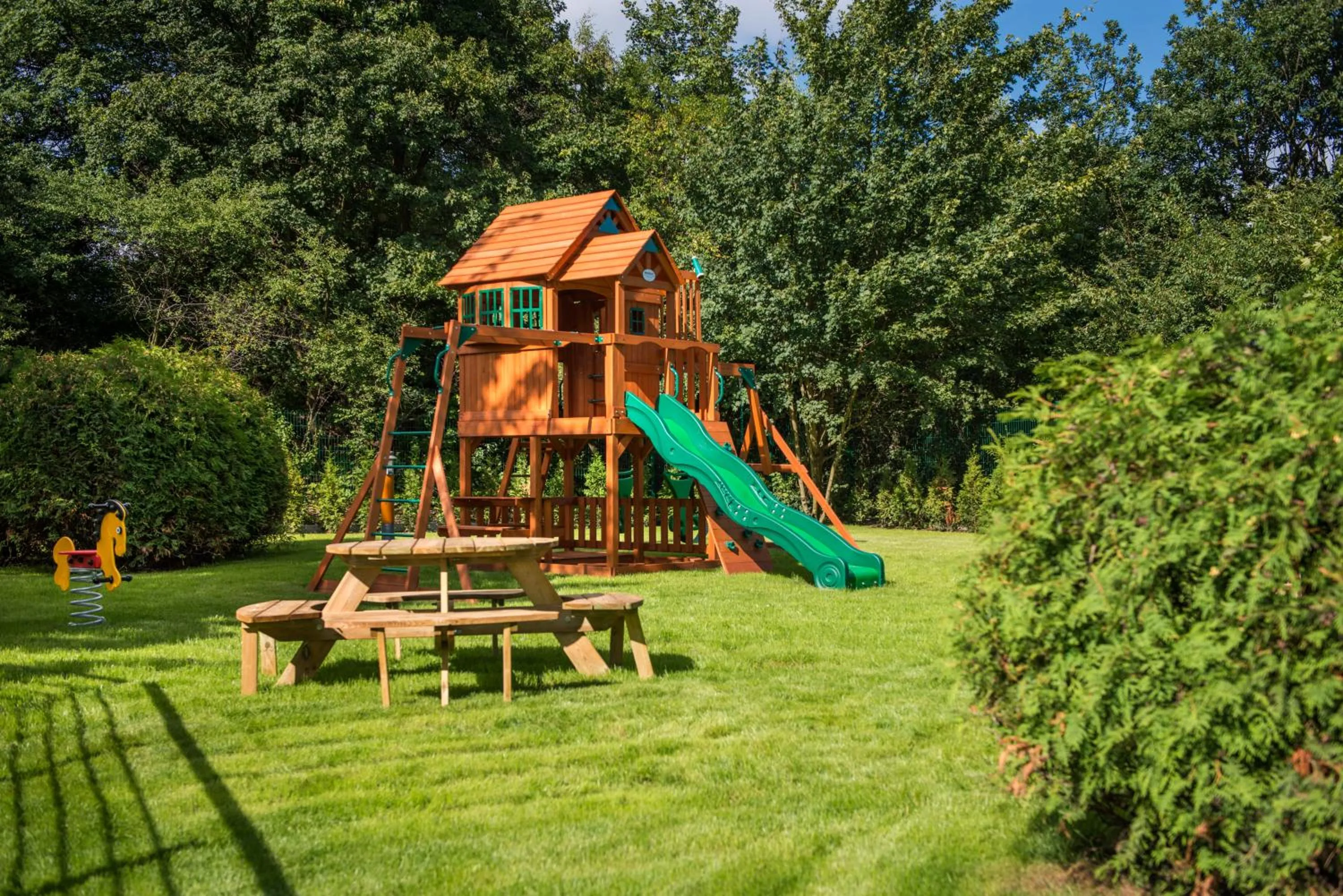 Children play ground in Hotel Różany Gaj - Destigo Hotels