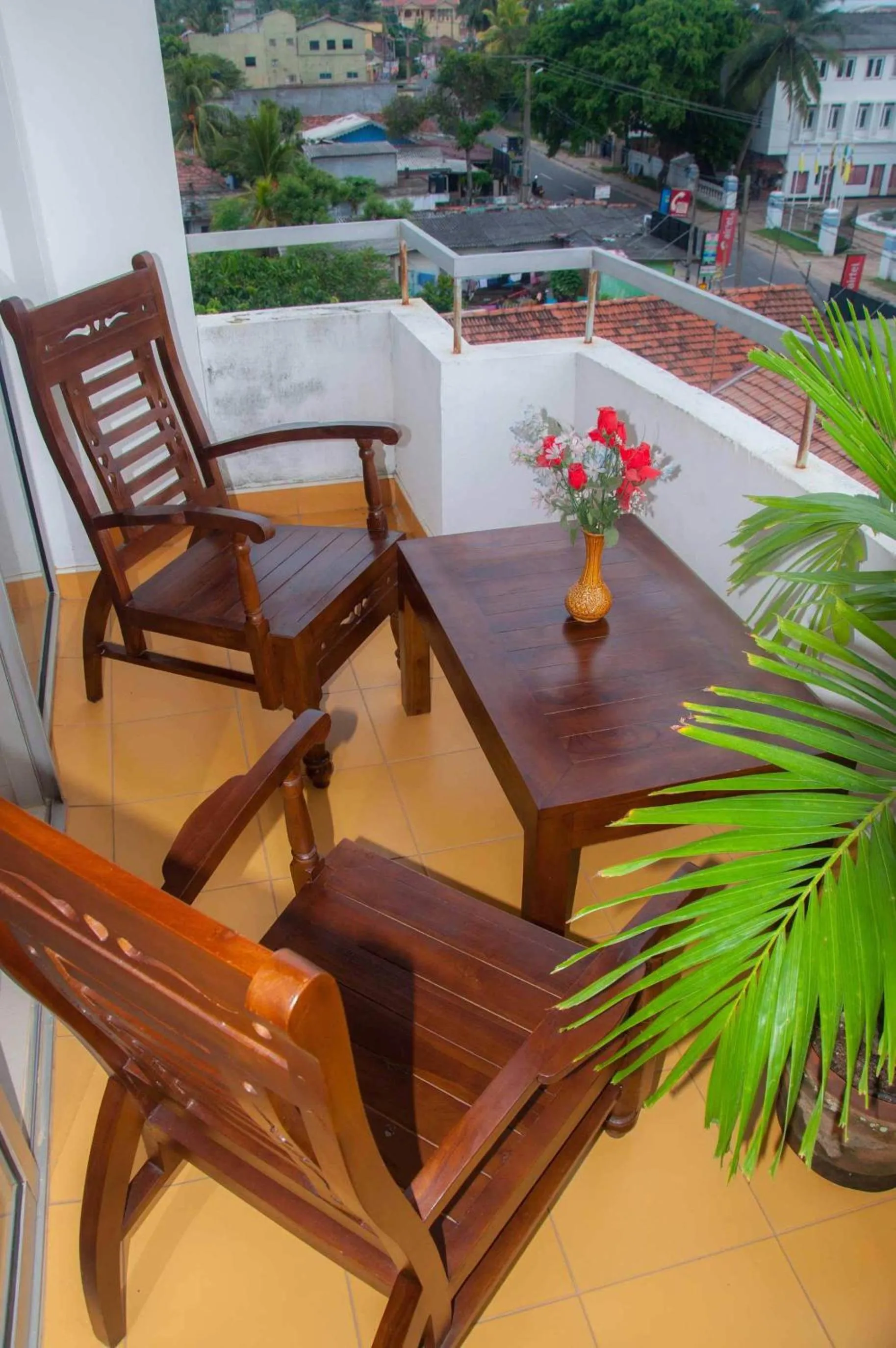 Balcony/Terrace in Hotel Marine at Negombo Beach