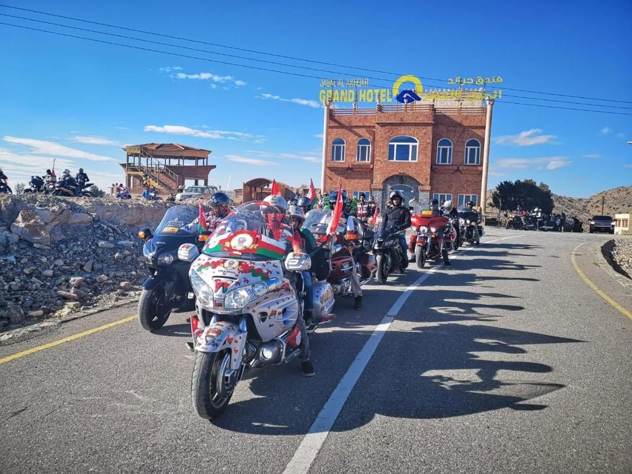People in Jabal Al Akhdar Grand Hotel