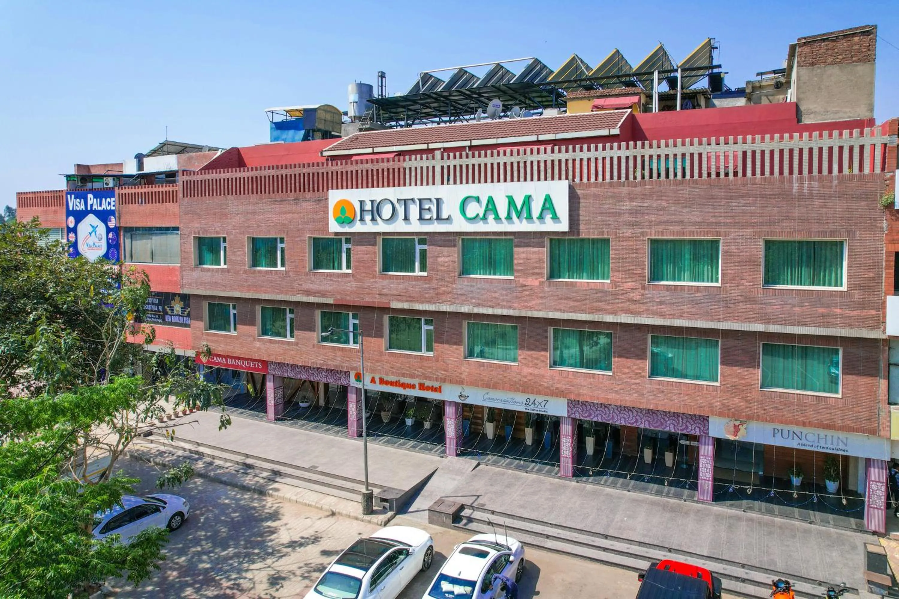Property building in Hotel Cama