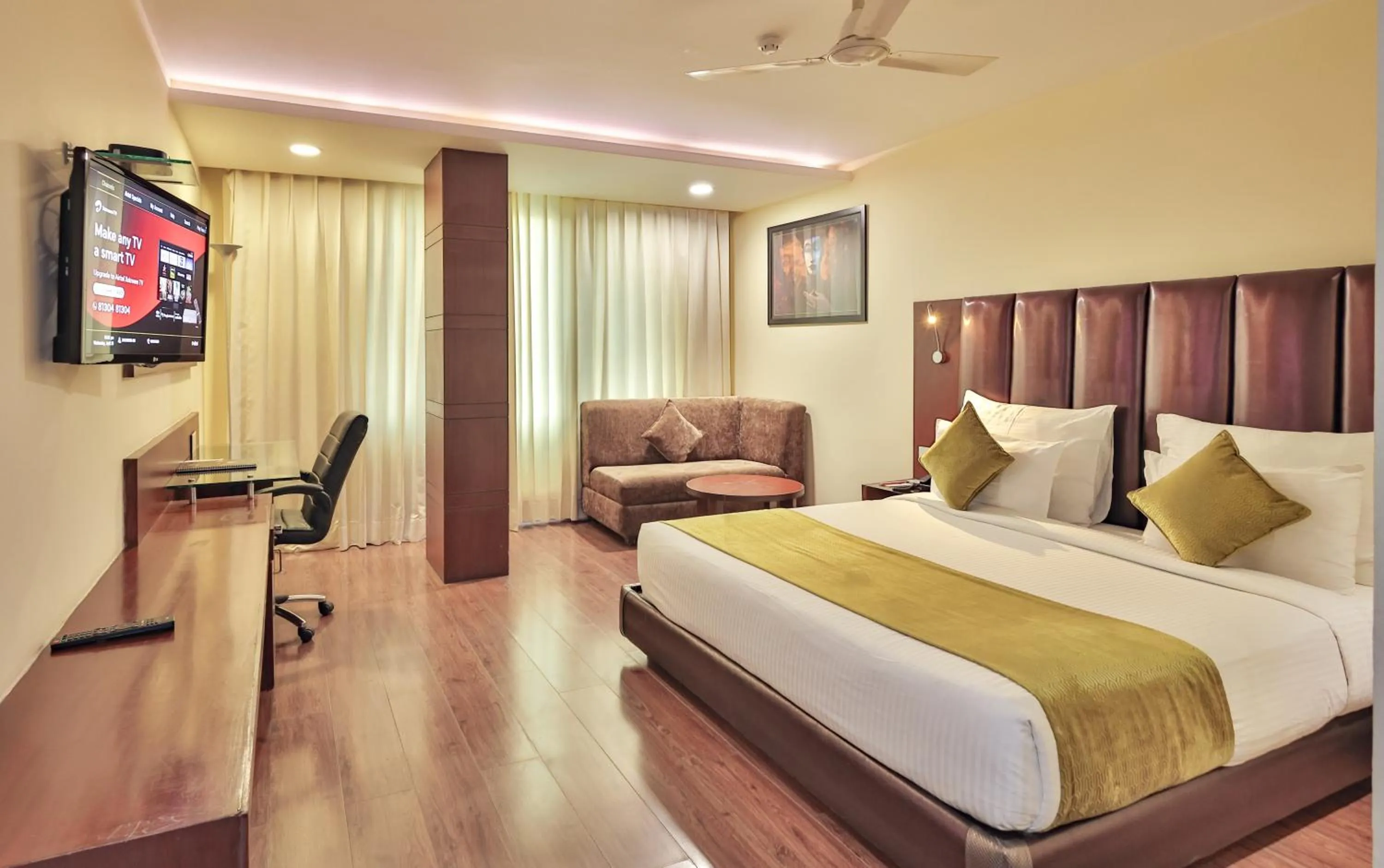 TV and multimedia, Bed in Hotel Cama