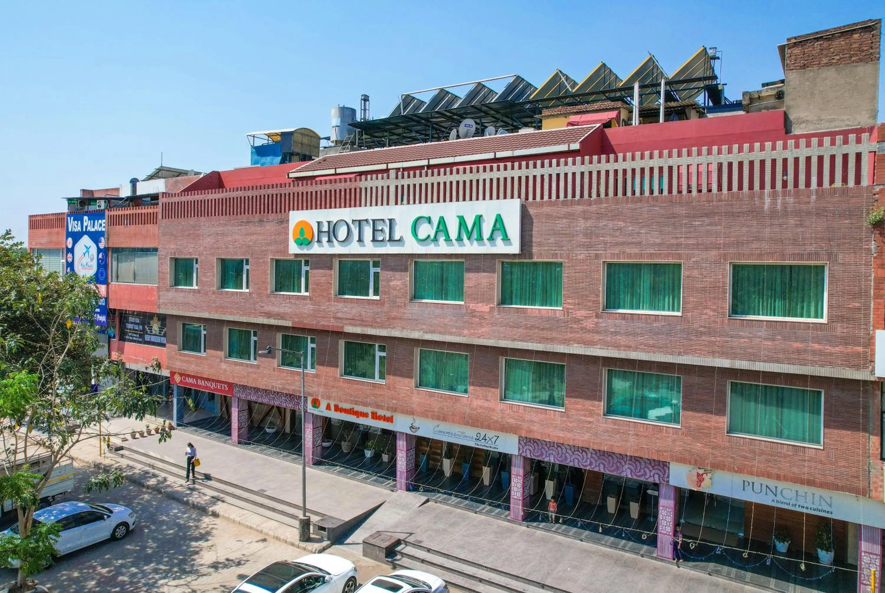 Property building in Hotel Cama