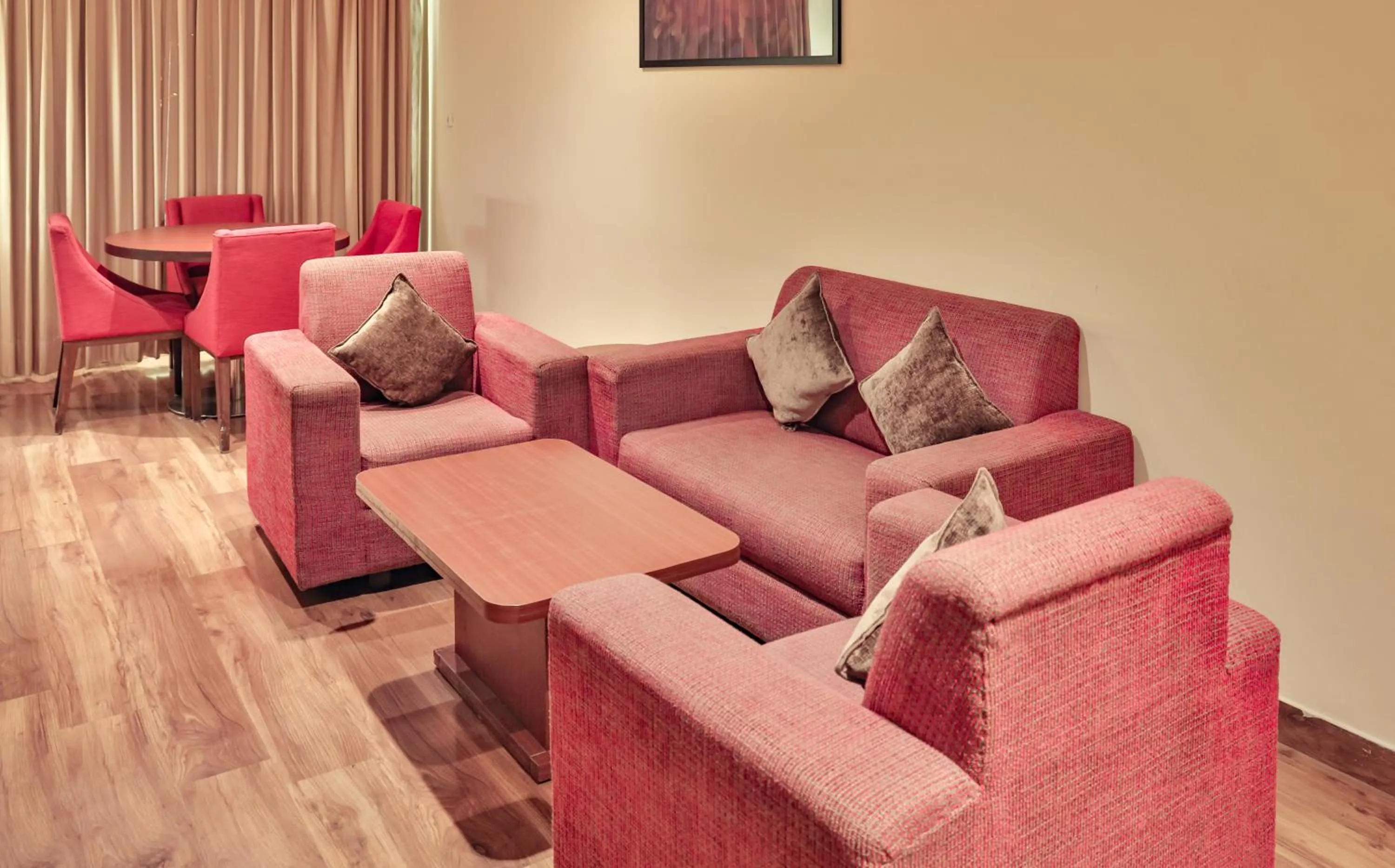 Living room in Hotel Cama