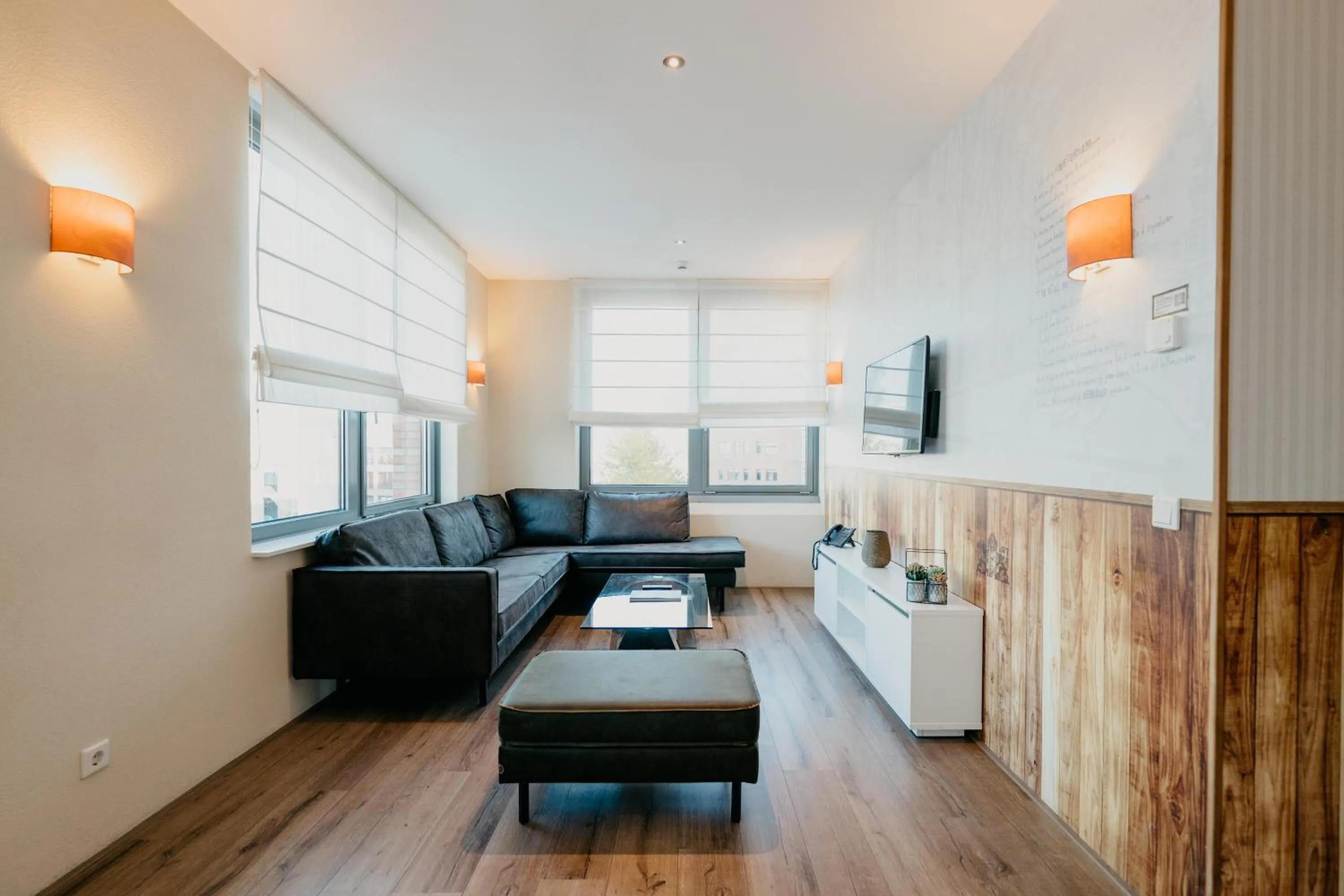 Living room in Amsterdam ID Aparthotel