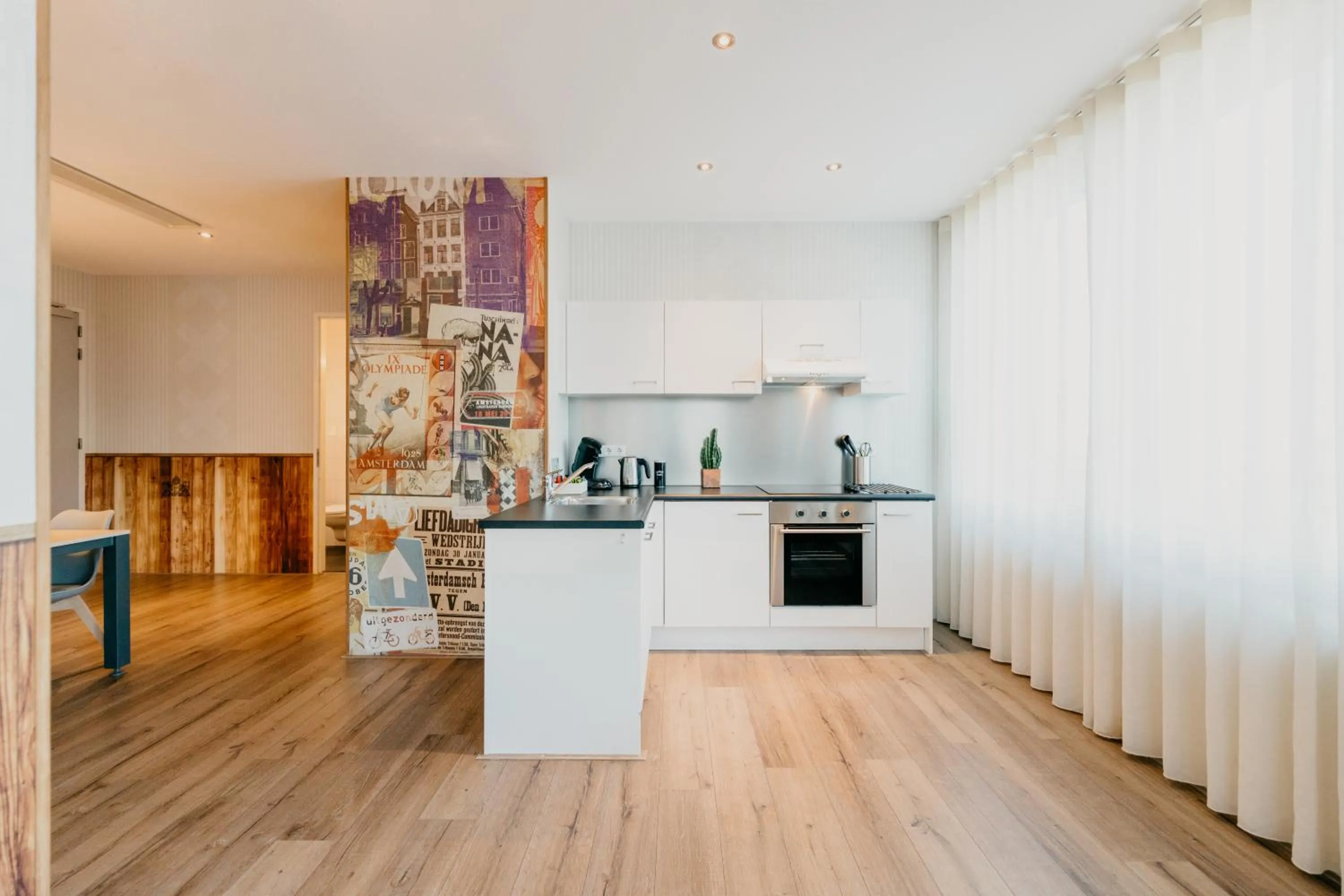 Kitchen or kitchenette in Amsterdam ID Aparthotel