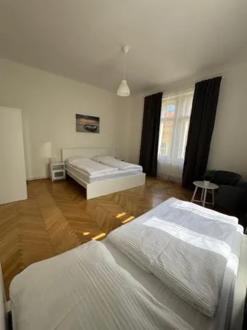 Bedroom, Bed in Welcome Hostel & Apartments Praguecentre