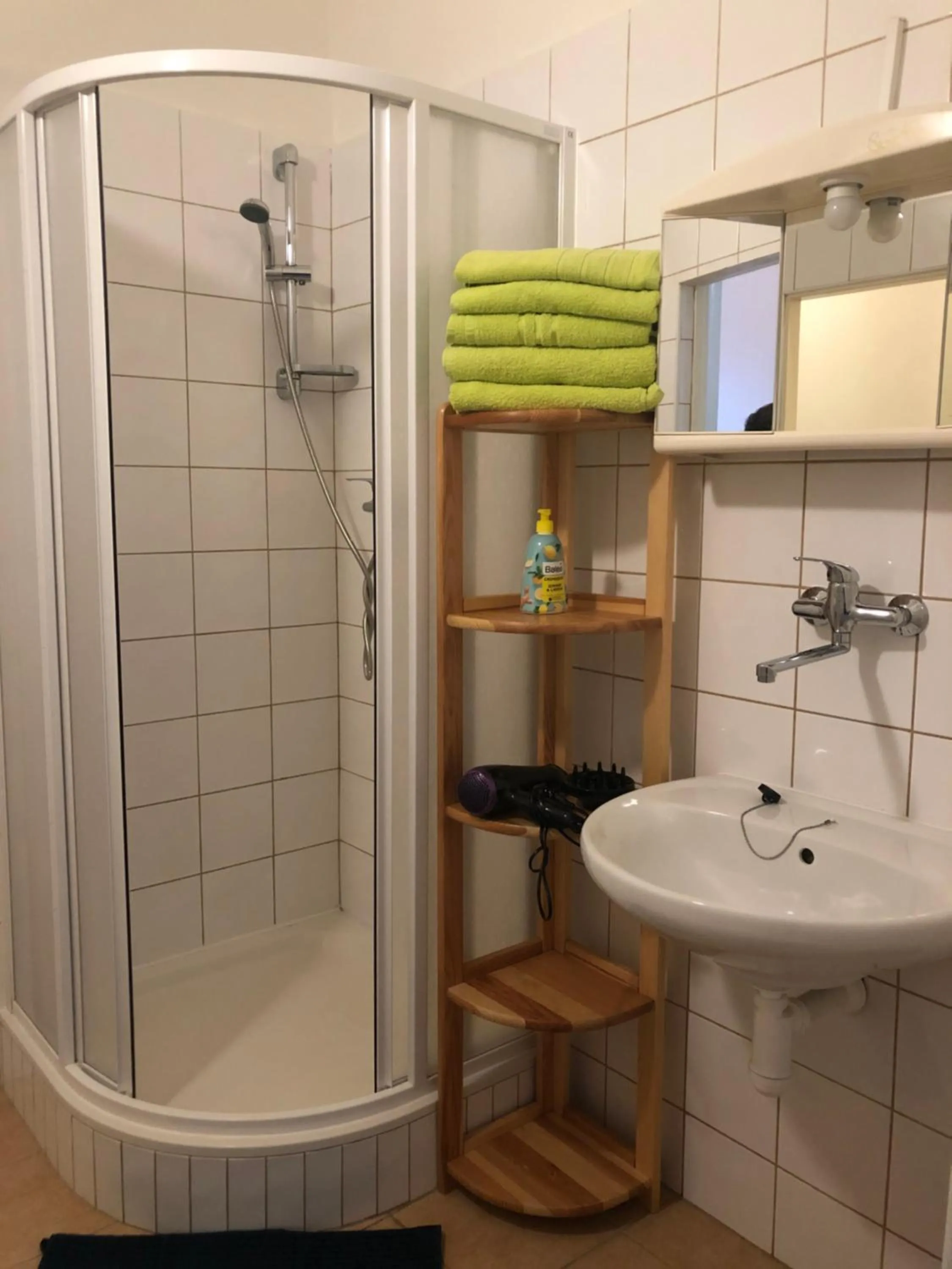 Shower in Welcome Hostel & Apartments Praguecentre