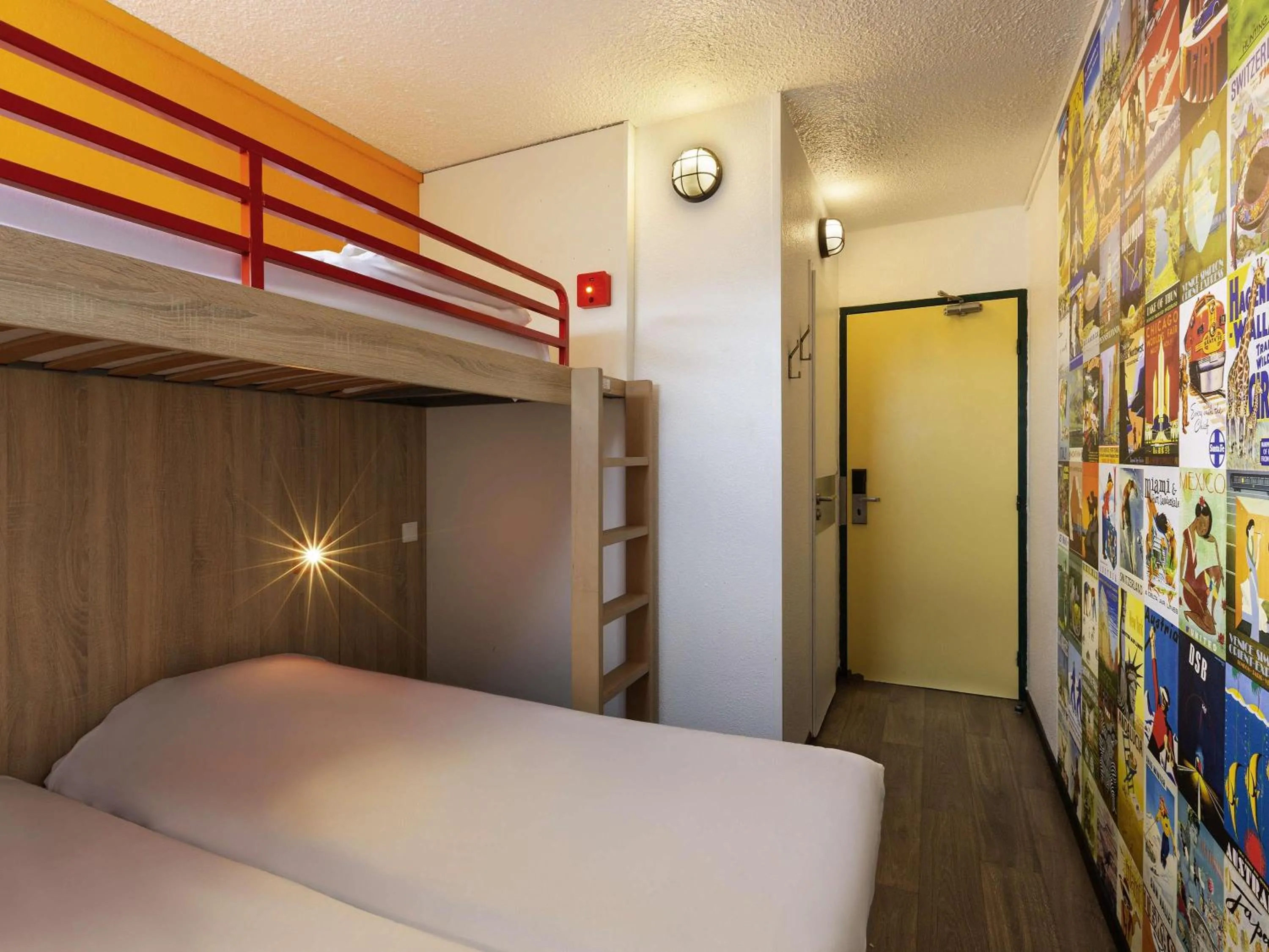 Bedroom, Bed in Hôtel F1 Reims Tinqueux