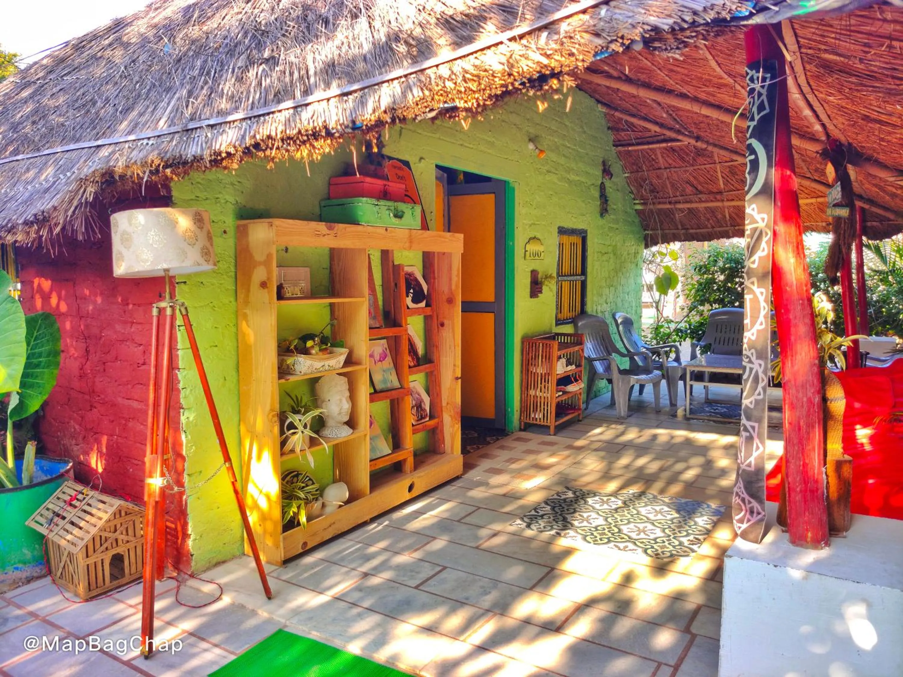 Seating area in Namaste India