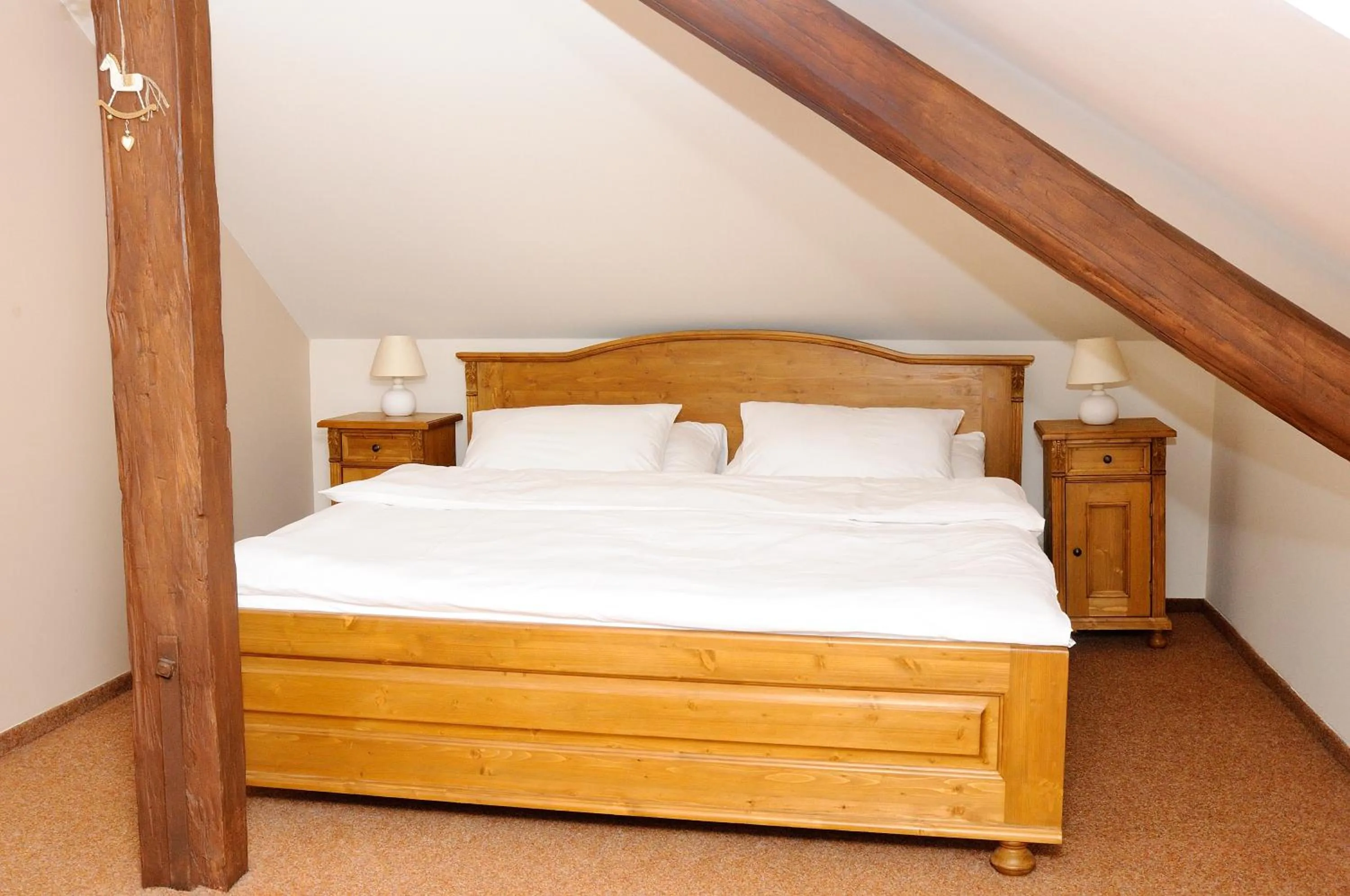 Bed in Hotel Leopold Račín