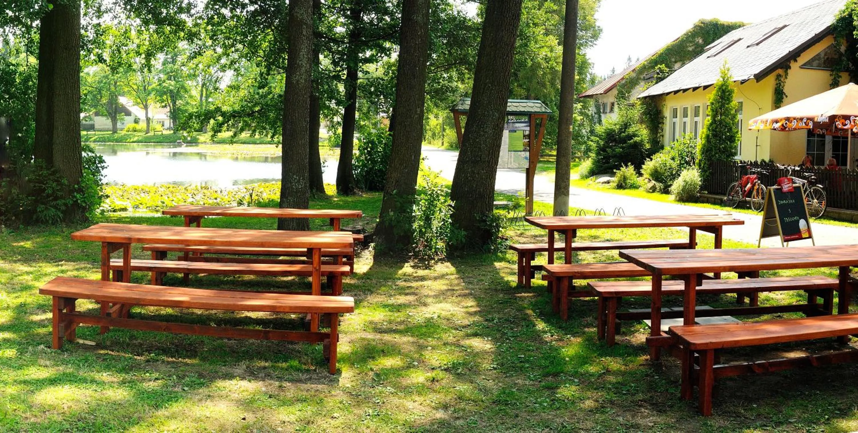 Garden in Hotel Leopold Račín