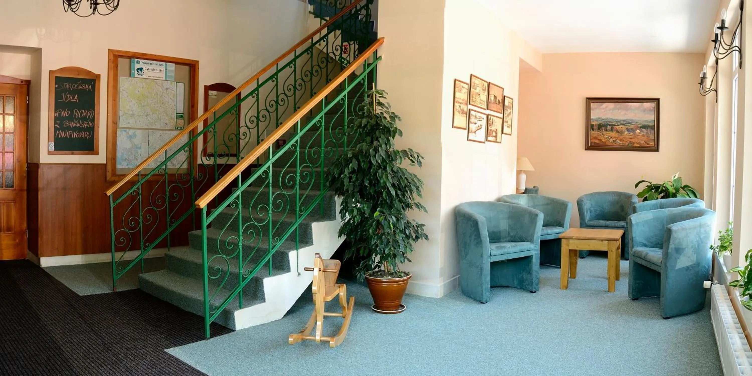 Lobby or reception in Hotel Leopold Račín