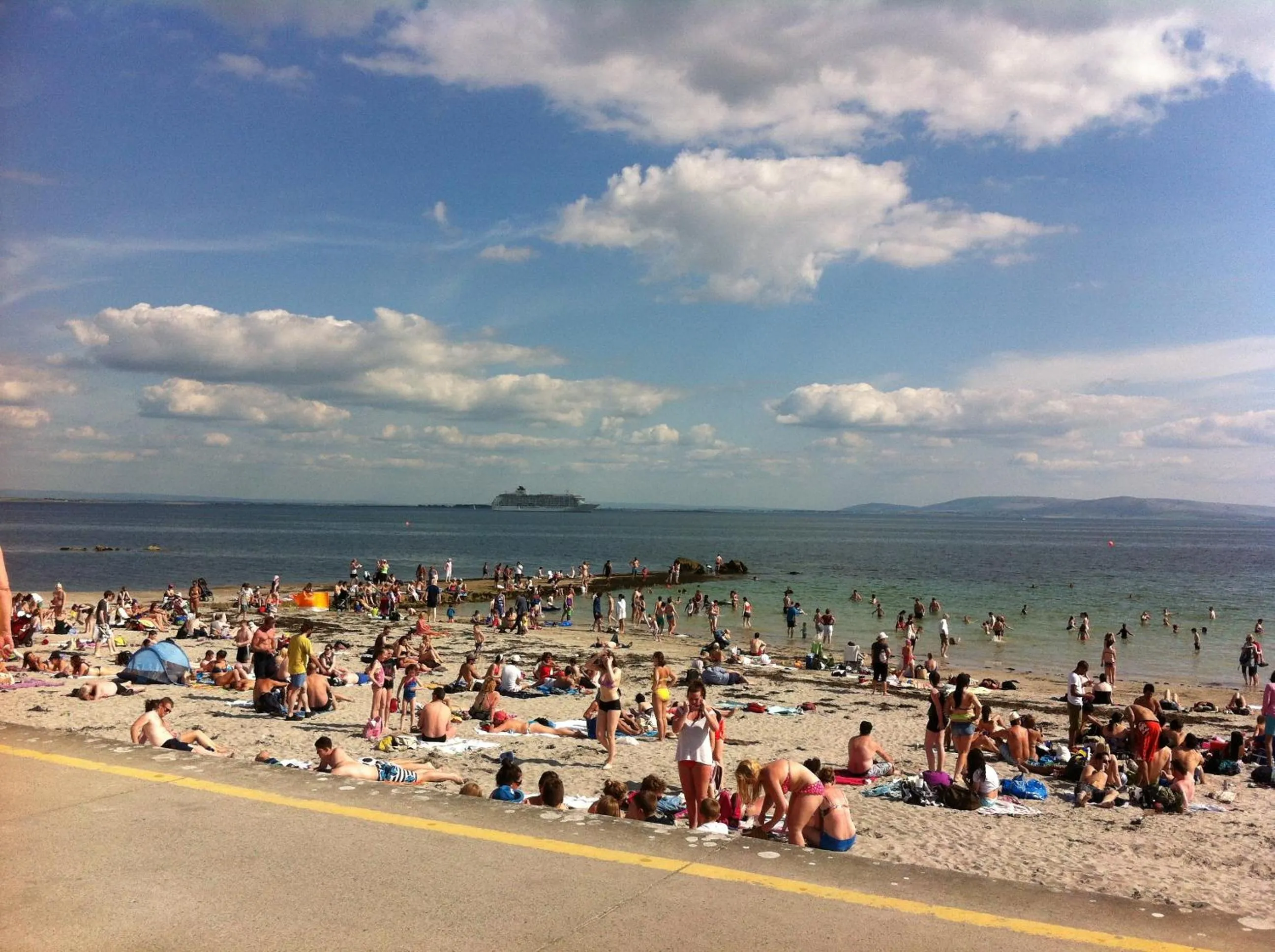 People in Galway Bay Sea View Apartments