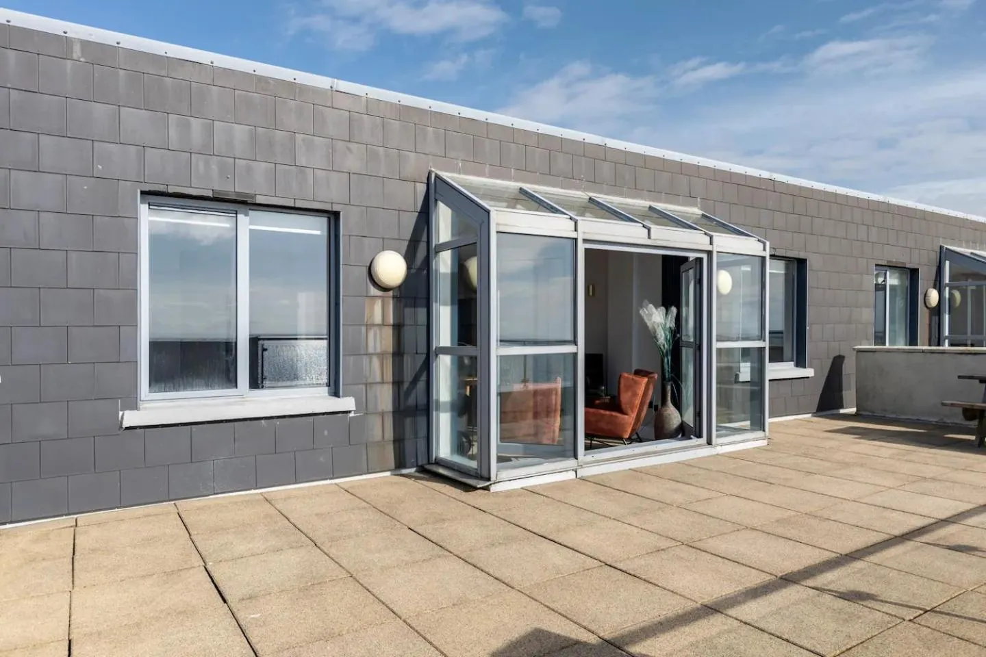Patio in Galway Bay Sea View Apartments