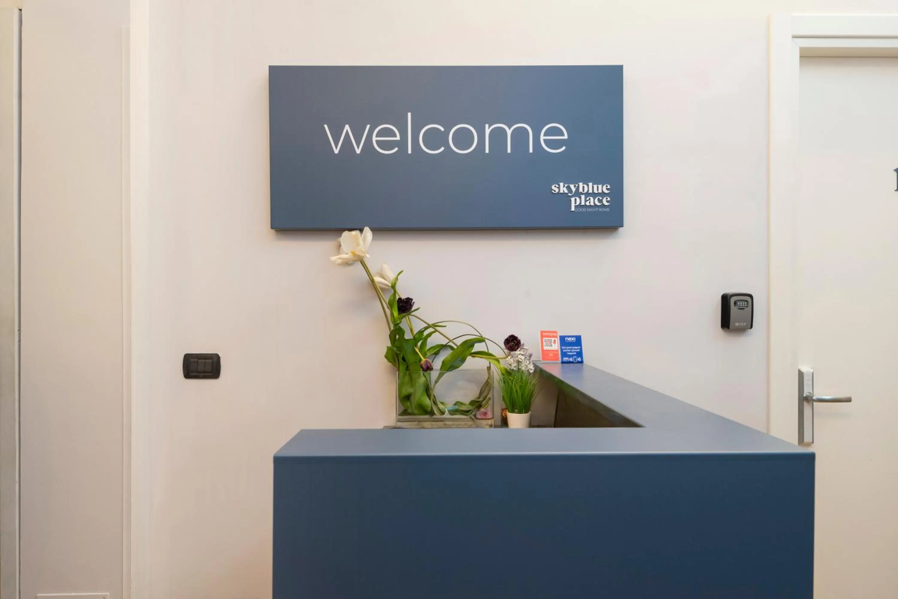 Lobby or reception in Sky Blue Place Rome