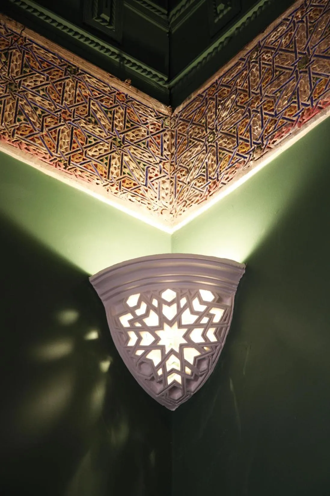 Decorative detail in Riad Ifoulki