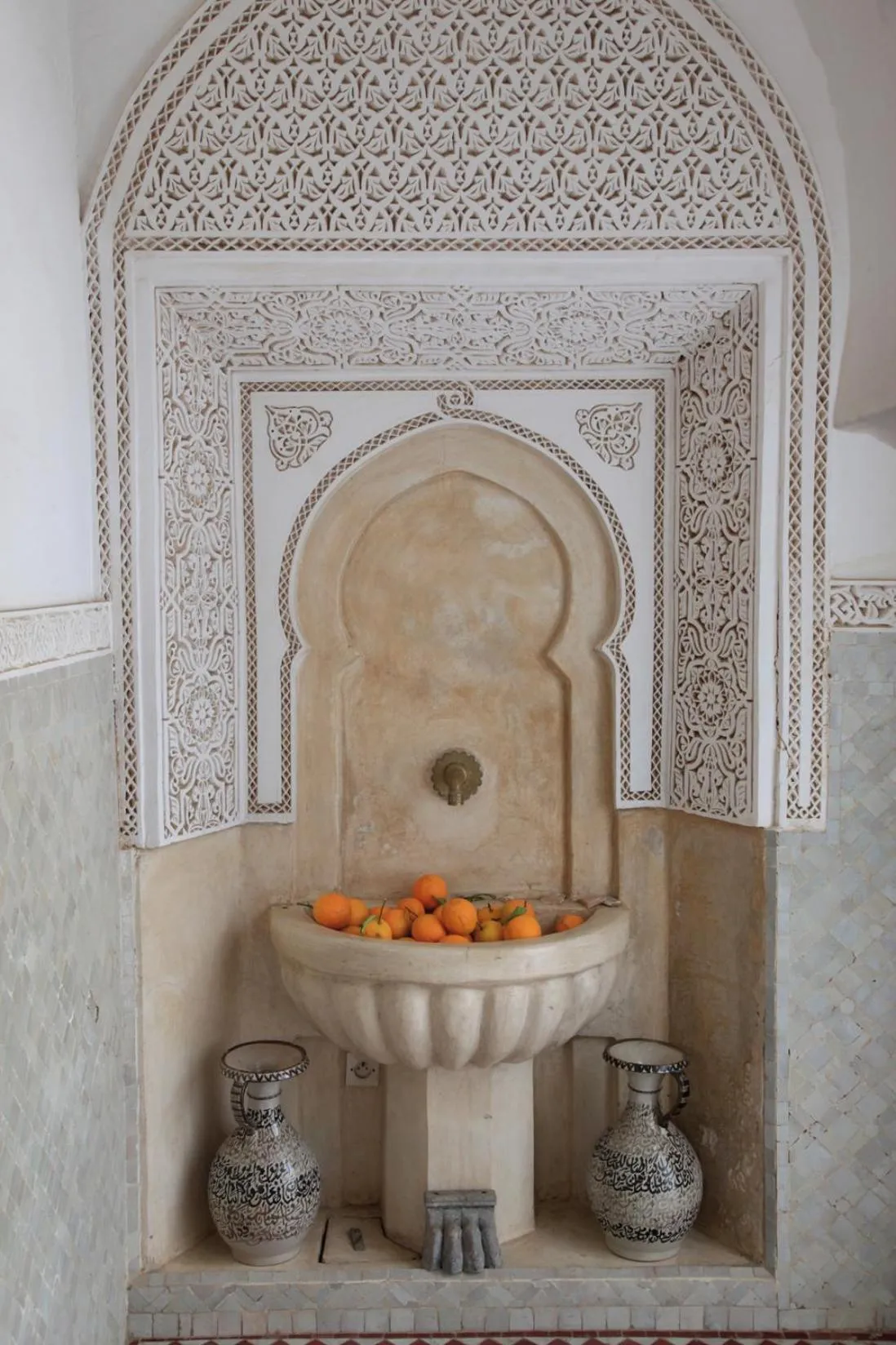 Decorative detail in Riad Ifoulki