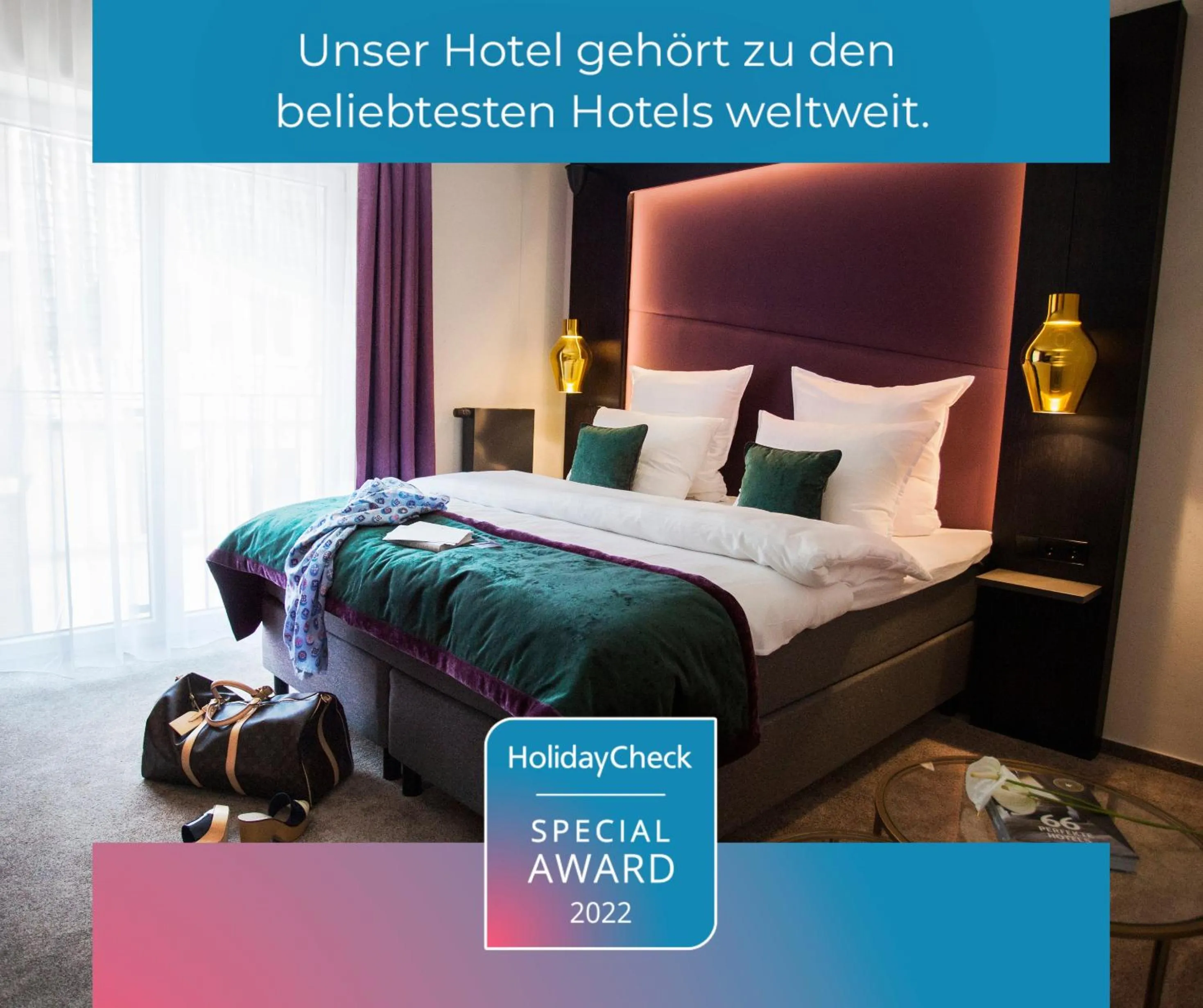 Bed in ONNO Boutique Hotel & Apartments
