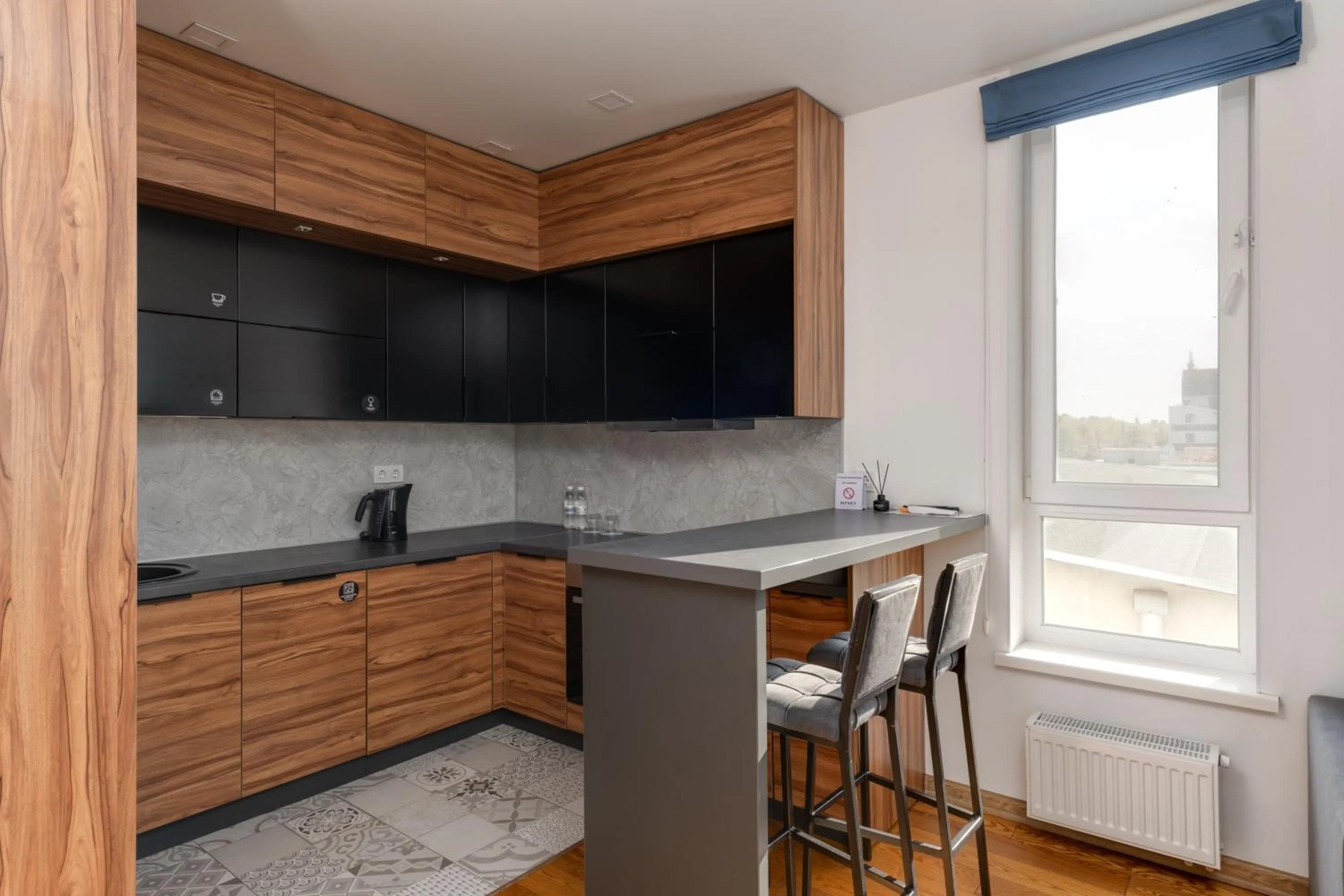 Kitchen or kitchenette in Nyvky Residence